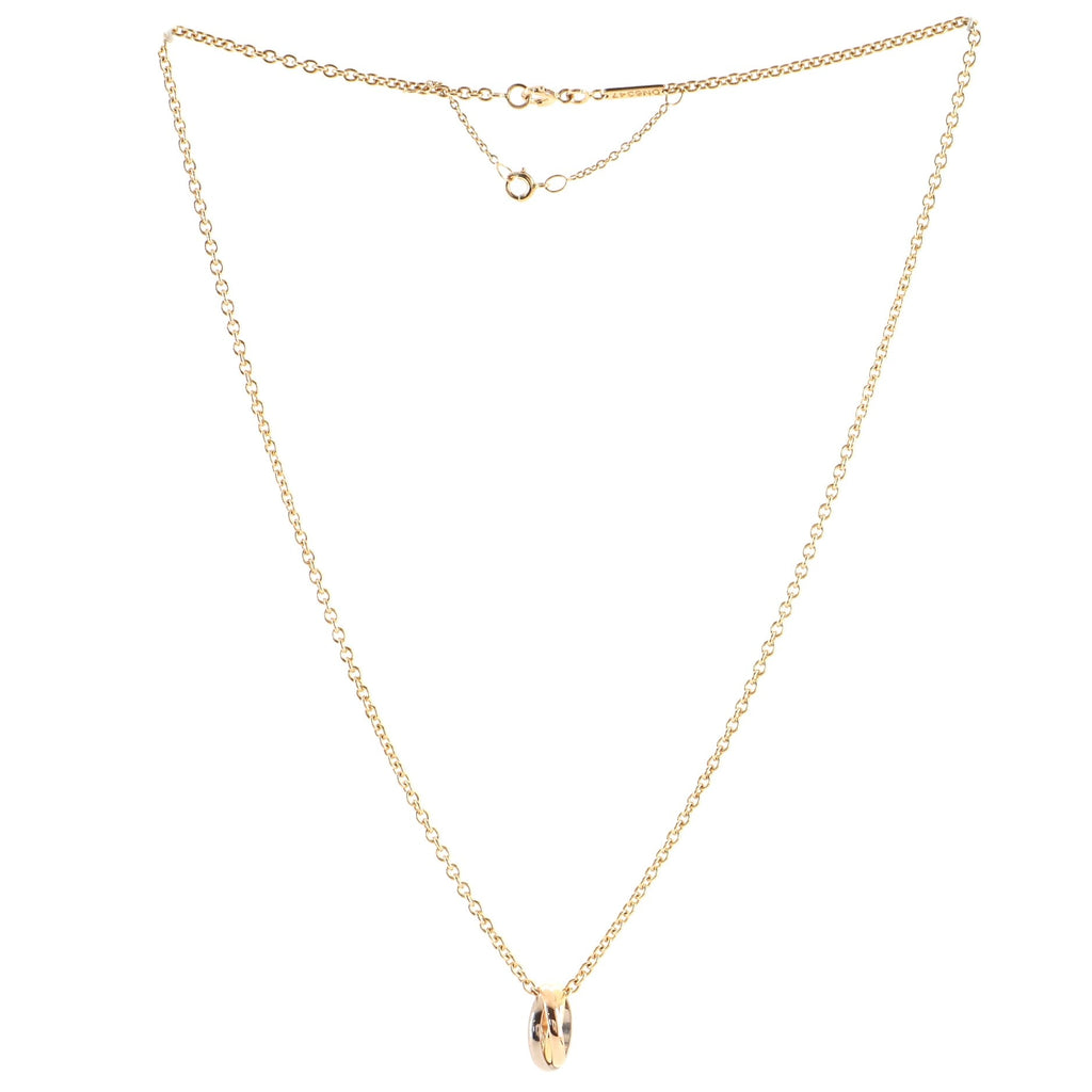Trinity Pendant Necklace 18K Tricolor Gold