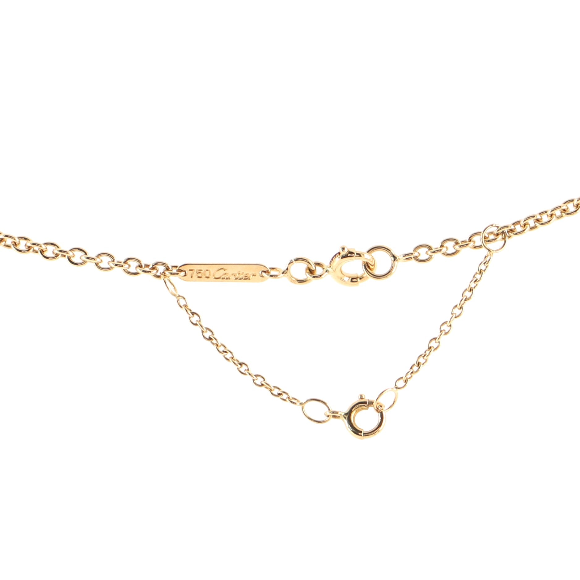 Trinity Pendant Necklace 18K Tricolor Gold