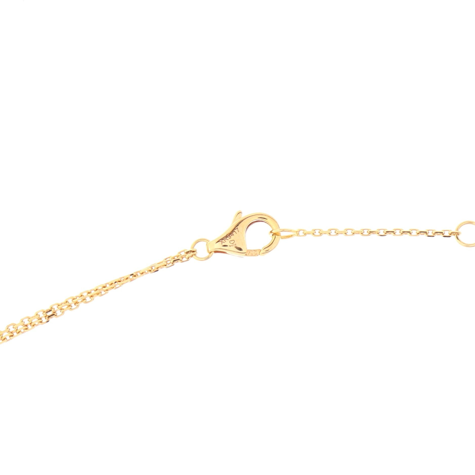 Baby Trinity Pendant Necklace 18K Tricolor Gold