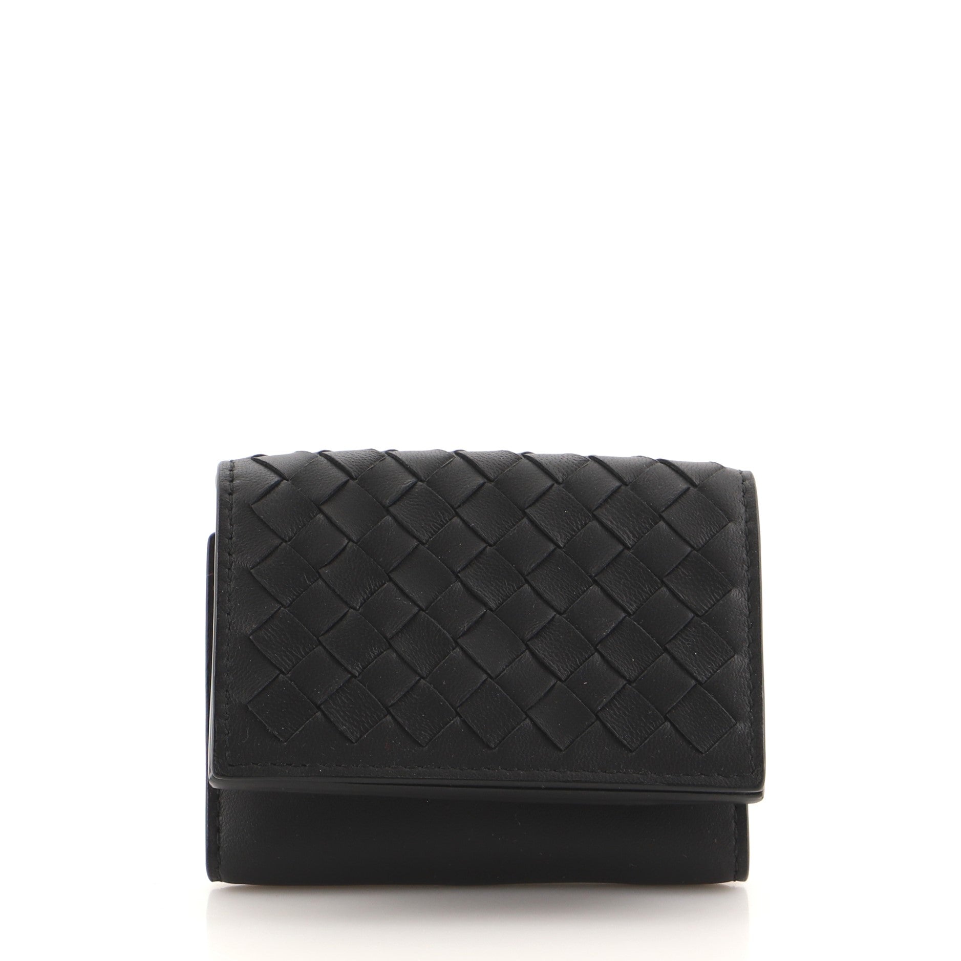 Trifold Wallet Intrecciato Nappa Mini