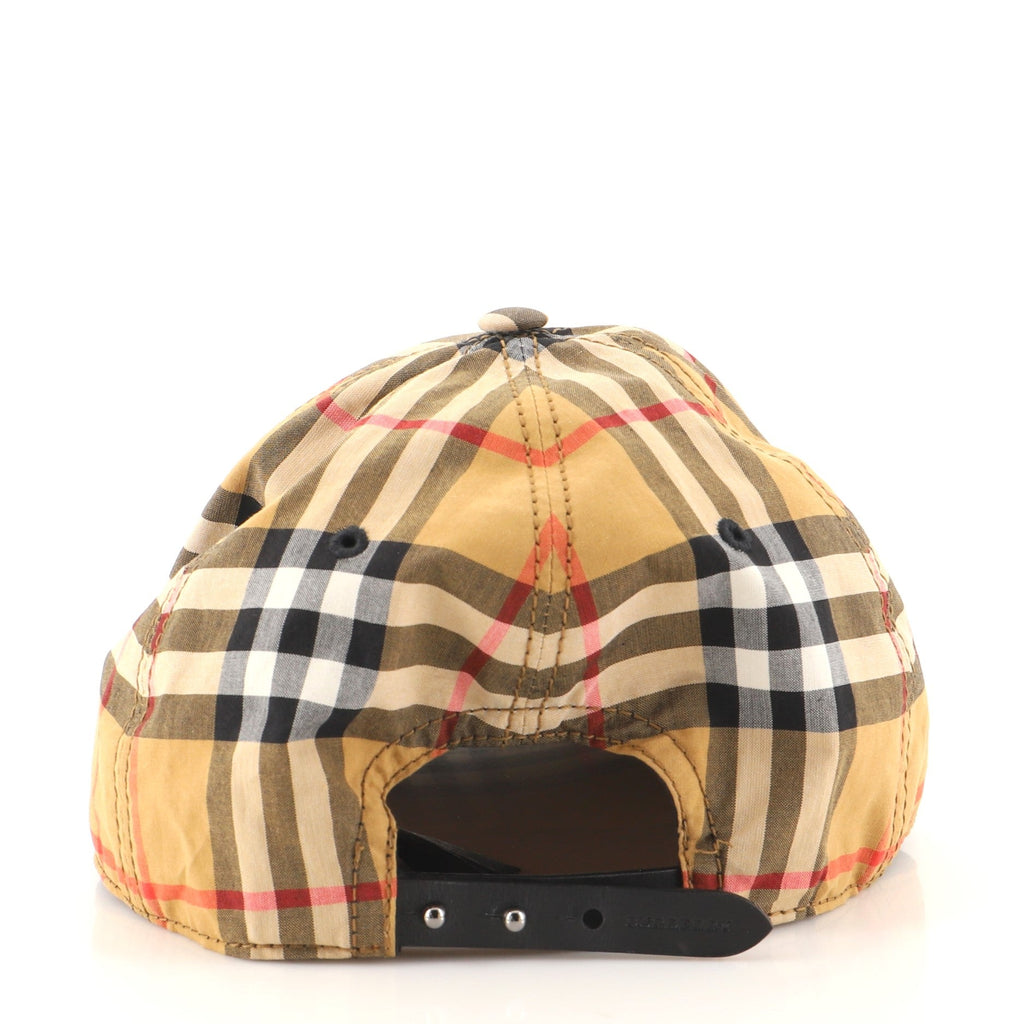 Baseball Cap Vintage Check Canvas XXL
