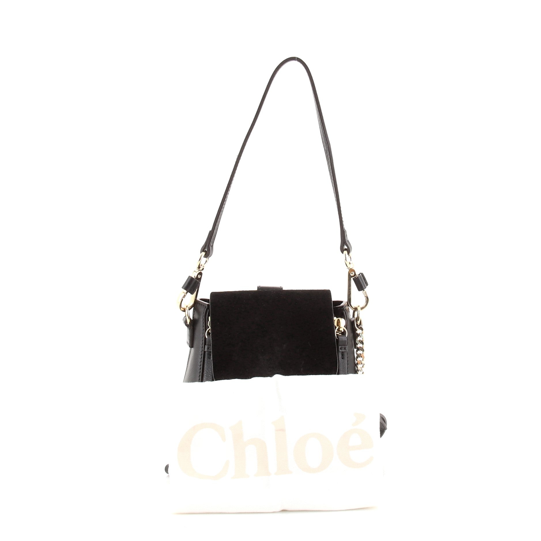 Faye Backpack Leather and Suede Mini