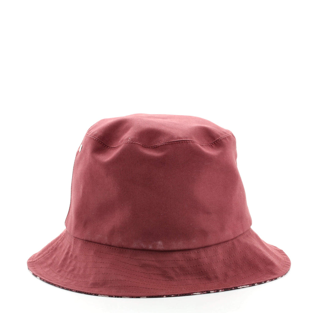 Teddy D Reversible Bucket Hat Check'N'Dior and Oblique Canvas Medium