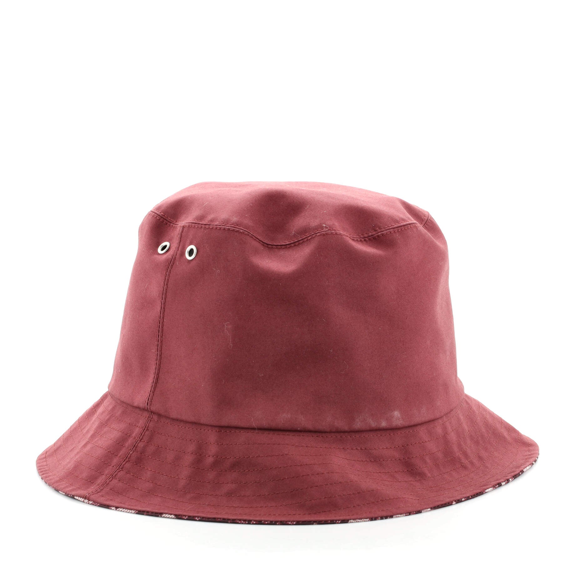 Teddy D Reversible Bucket Hat Check'N'Dior and Oblique Canvas Medium