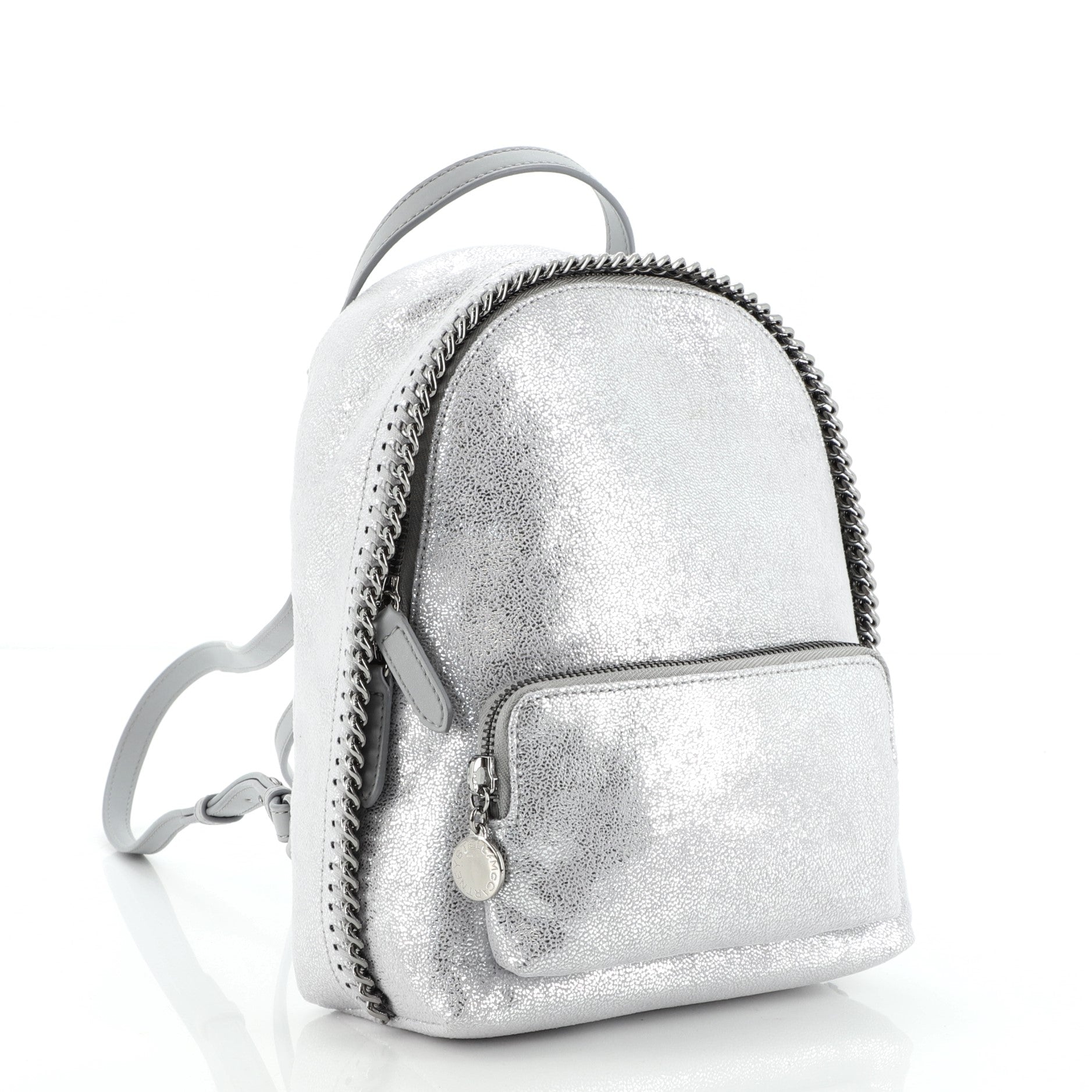 Falabella Front Zip Backpack Shaggy Deer Mini