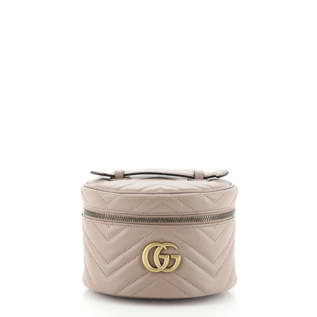 GG Marmont Vanity Backpack Matelasse Leather Mini