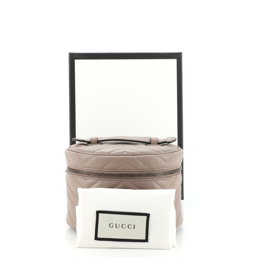 GG Marmont Vanity Backpack Matelasse Leather Mini