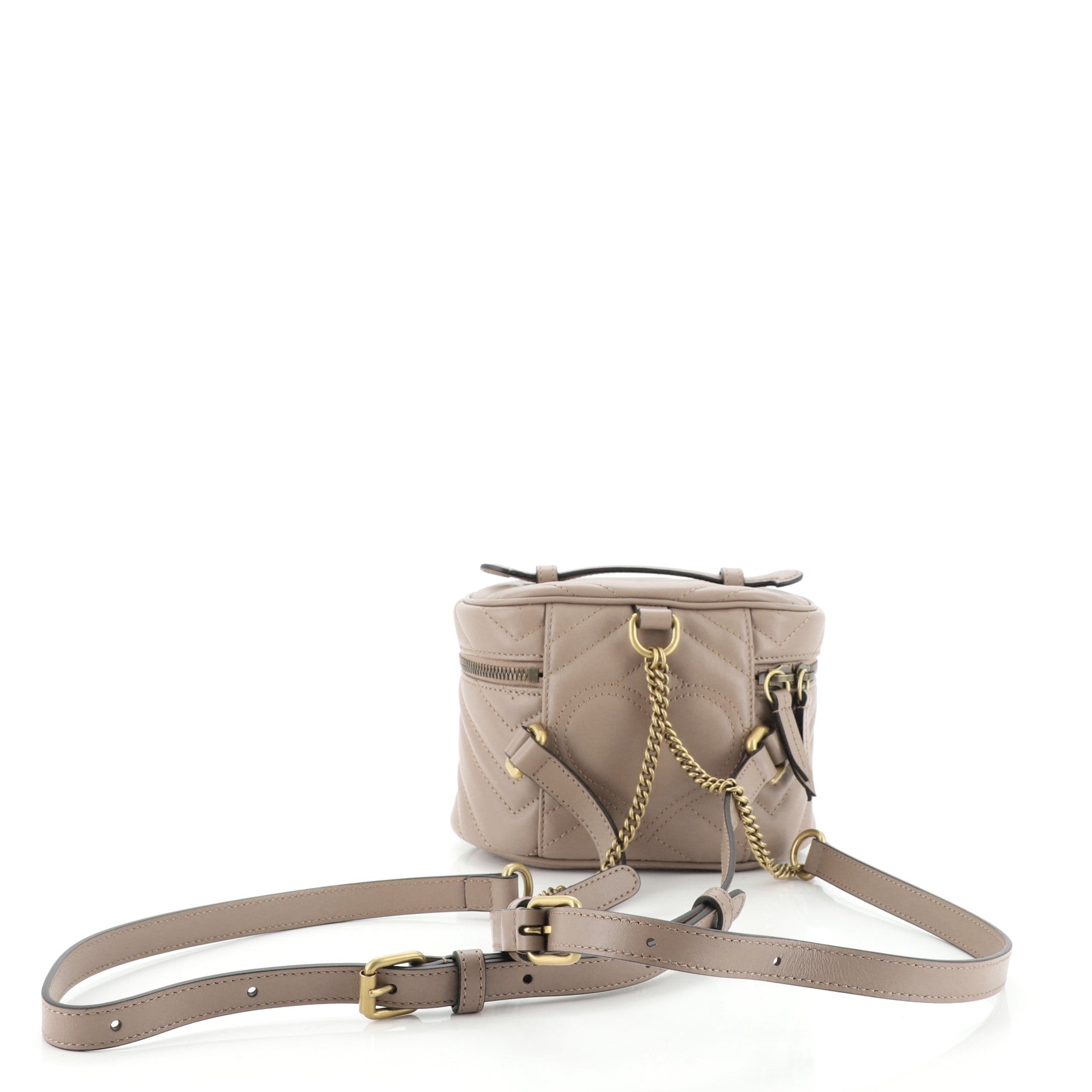 GG Marmont Vanity Backpack Matelasse Leather Mini