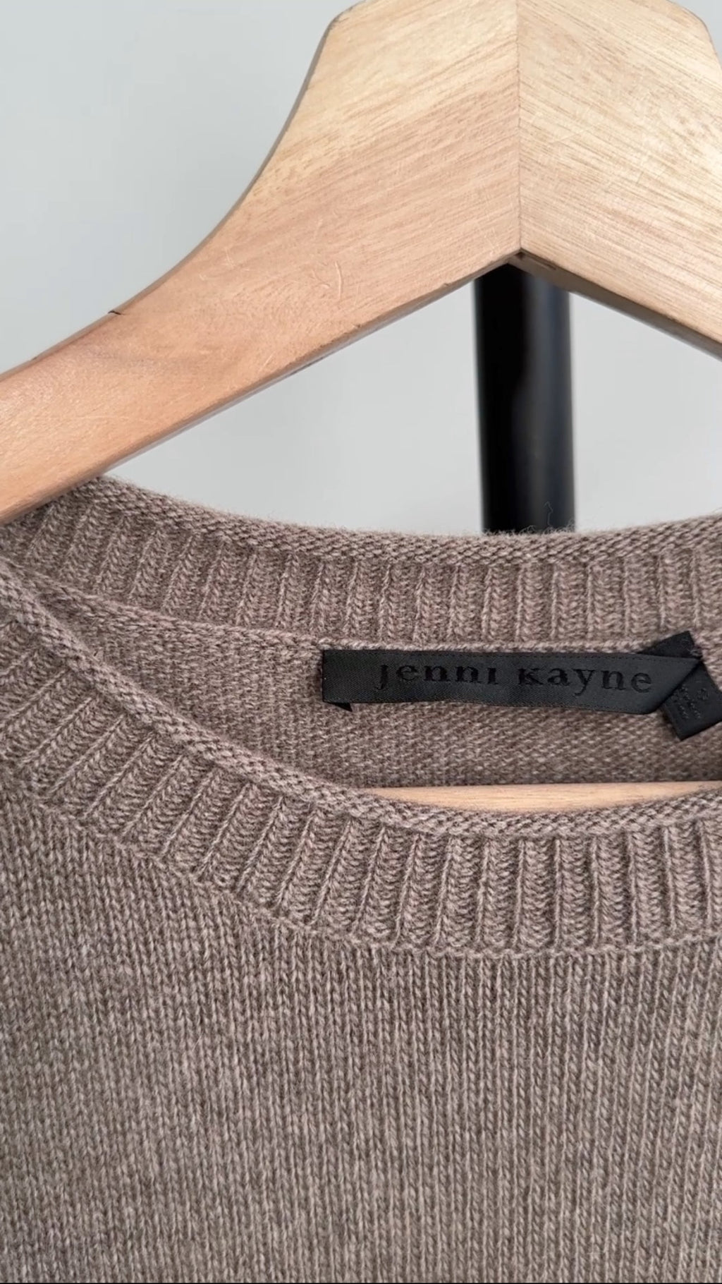 Jenni Kayne Taupe Brown Soft Knit Sweater - S (4/6)