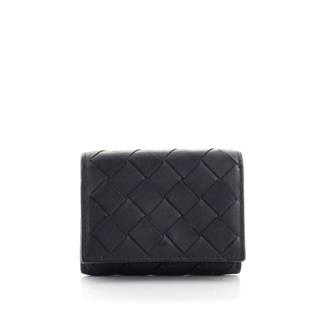 Trifold Wallet Intrecciato Nappa Mini