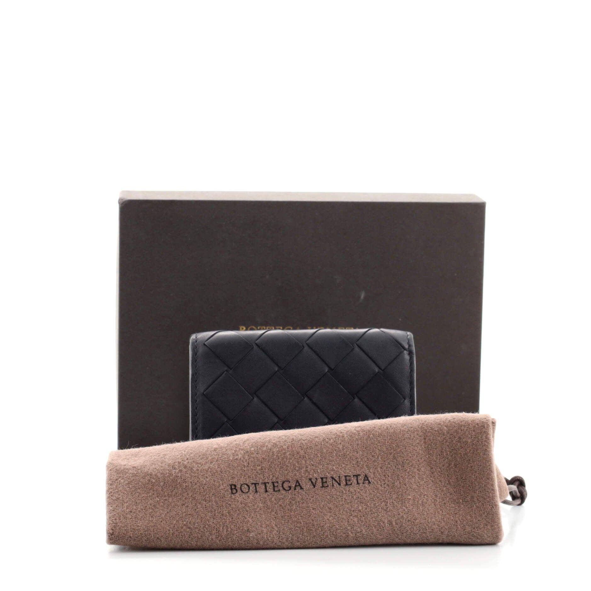 Trifold Wallet Intrecciato Nappa Mini