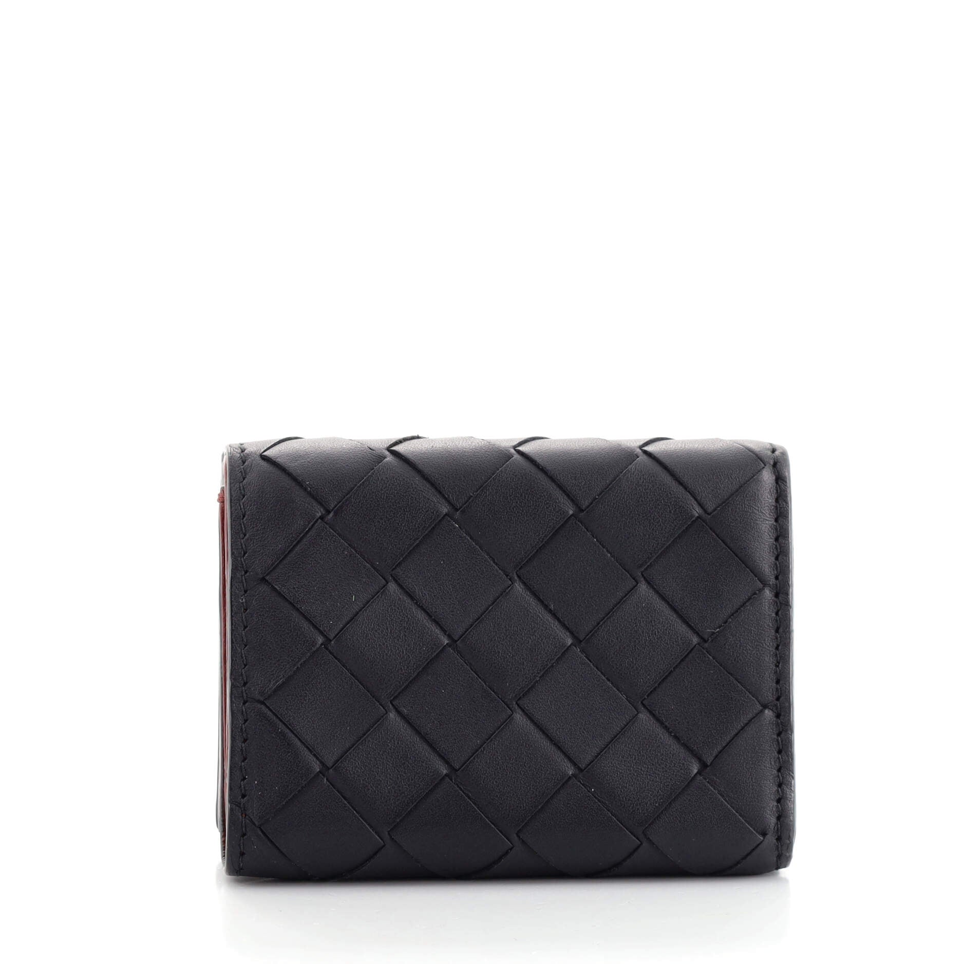 Trifold Wallet Intrecciato Nappa Mini