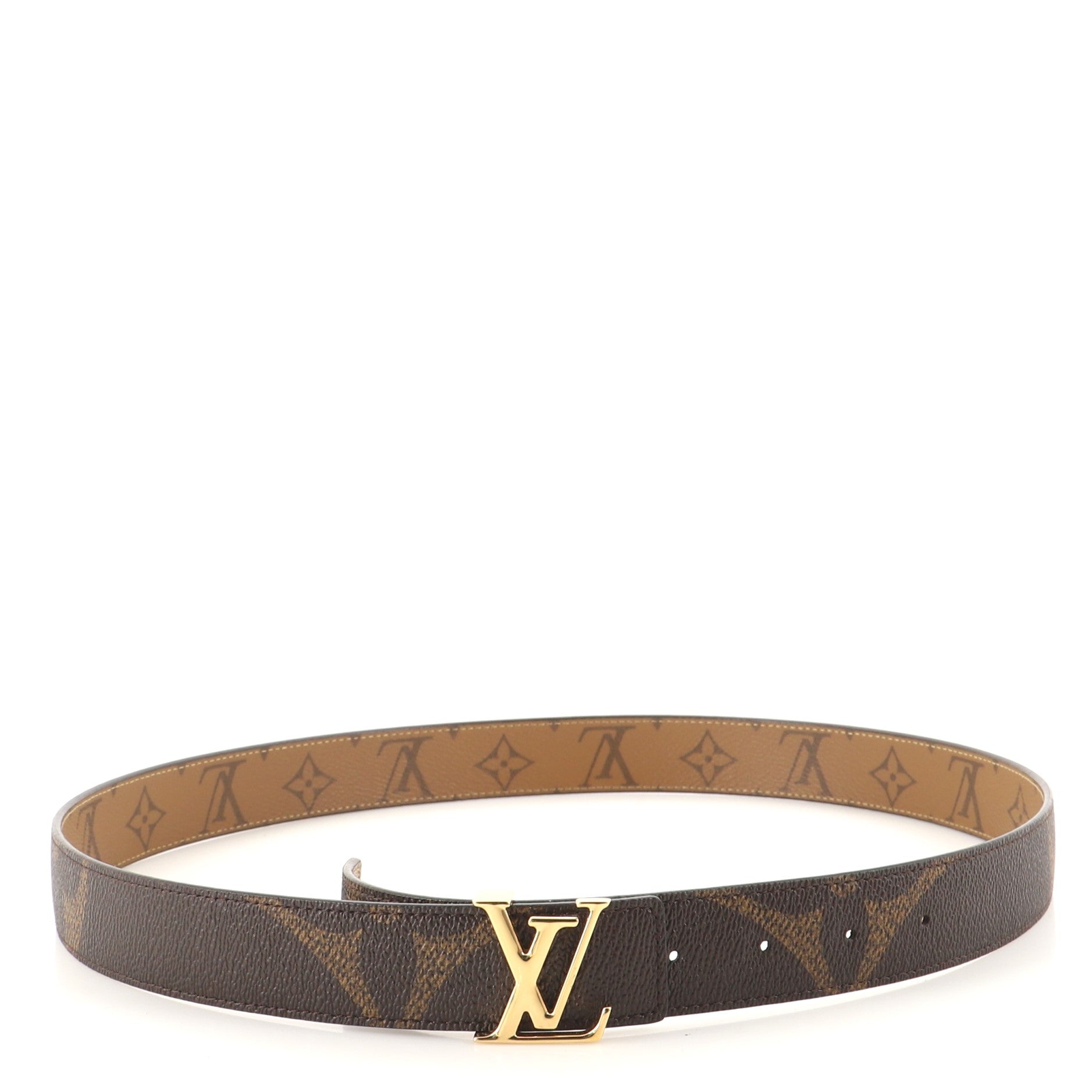 LV Iconic Belt Reverse Monogram Canvas Medium 90