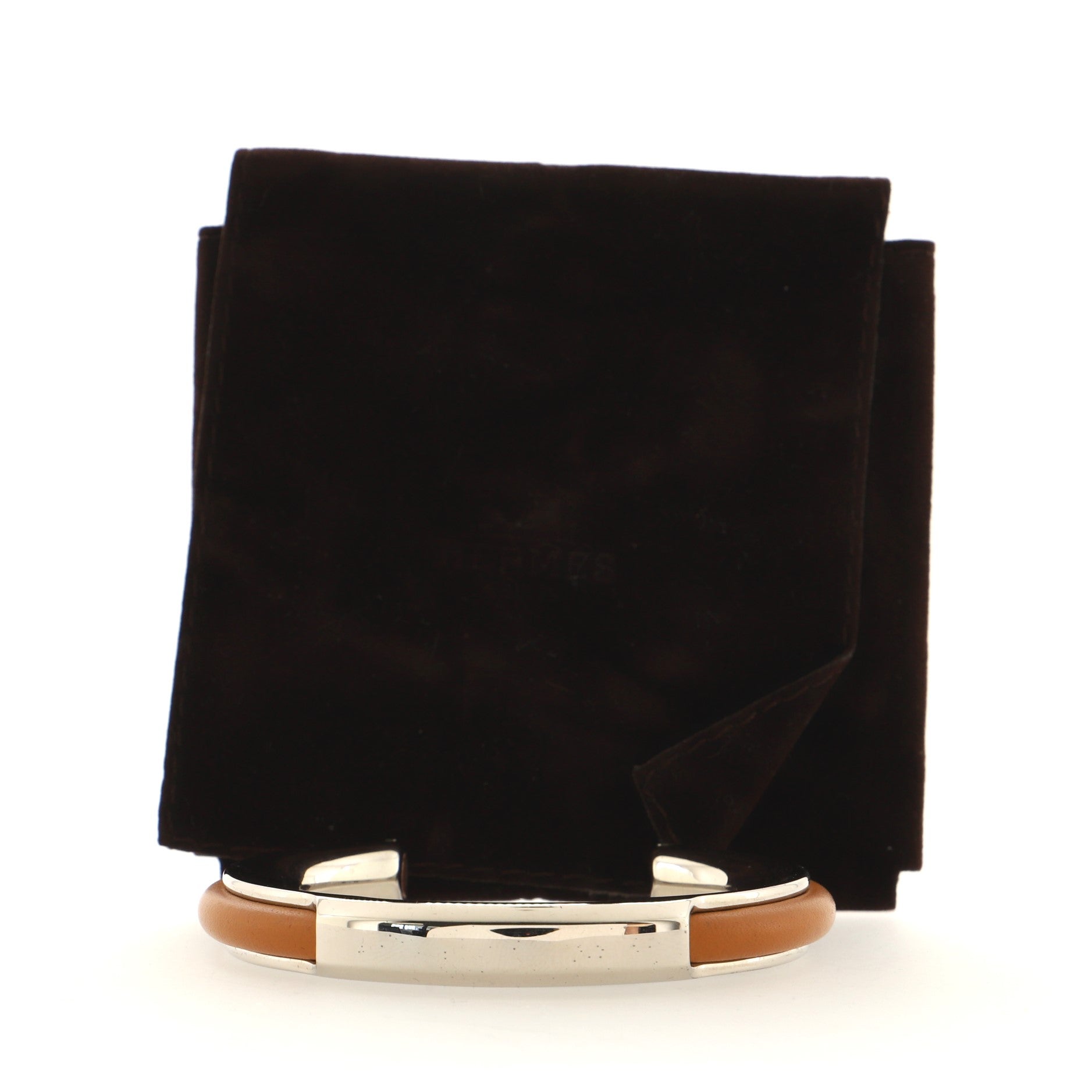 Paris Tokyo Cuff Bracelet Metal and Leather