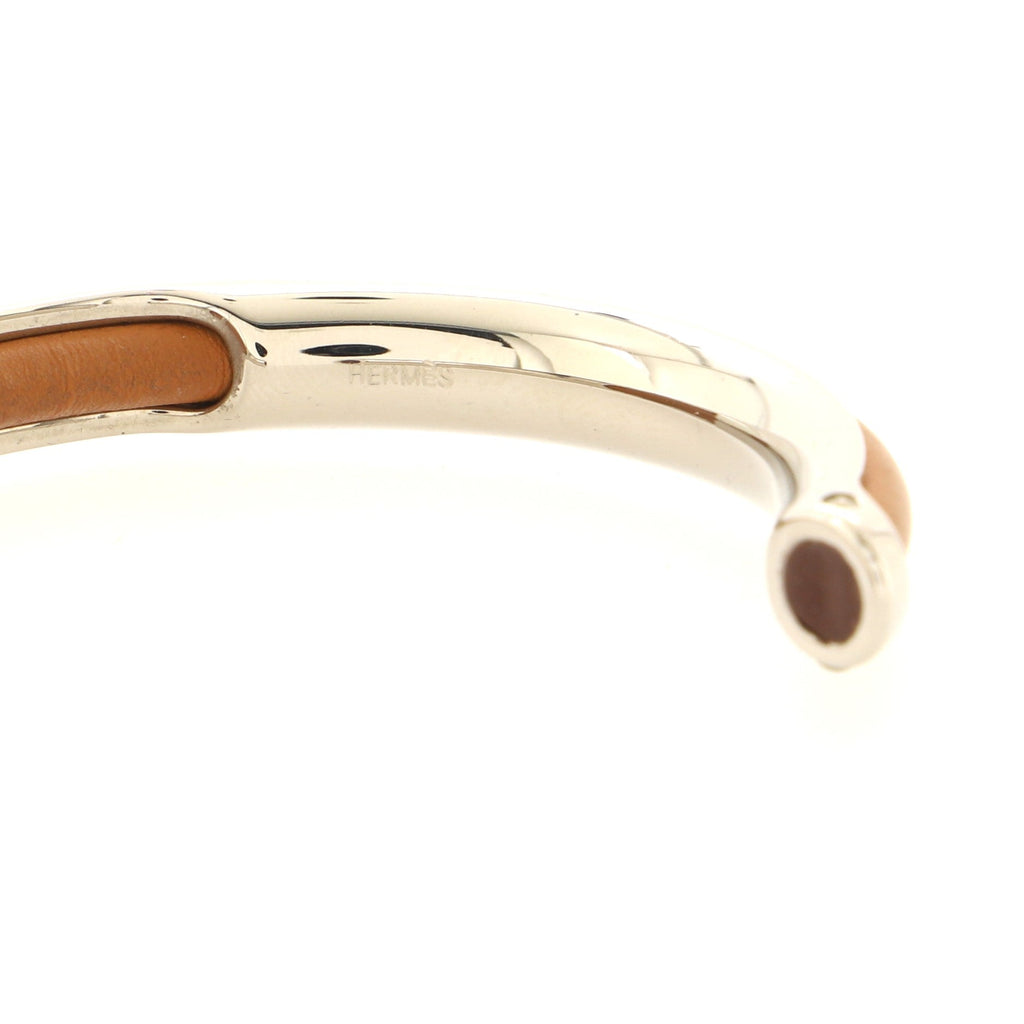 Paris Tokyo Cuff Bracelet Metal and Leather