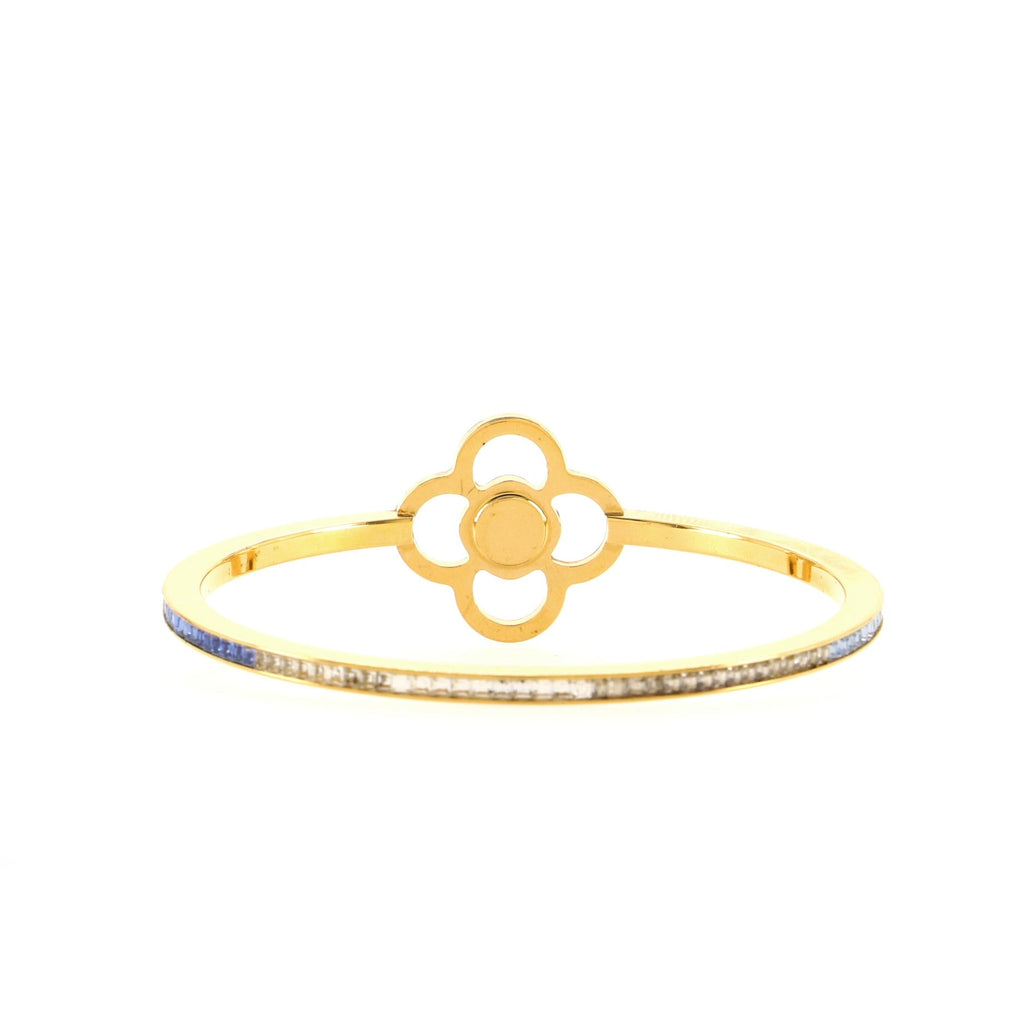 Eye Candy Fleur Ronde Bracelet Metal and Crystal