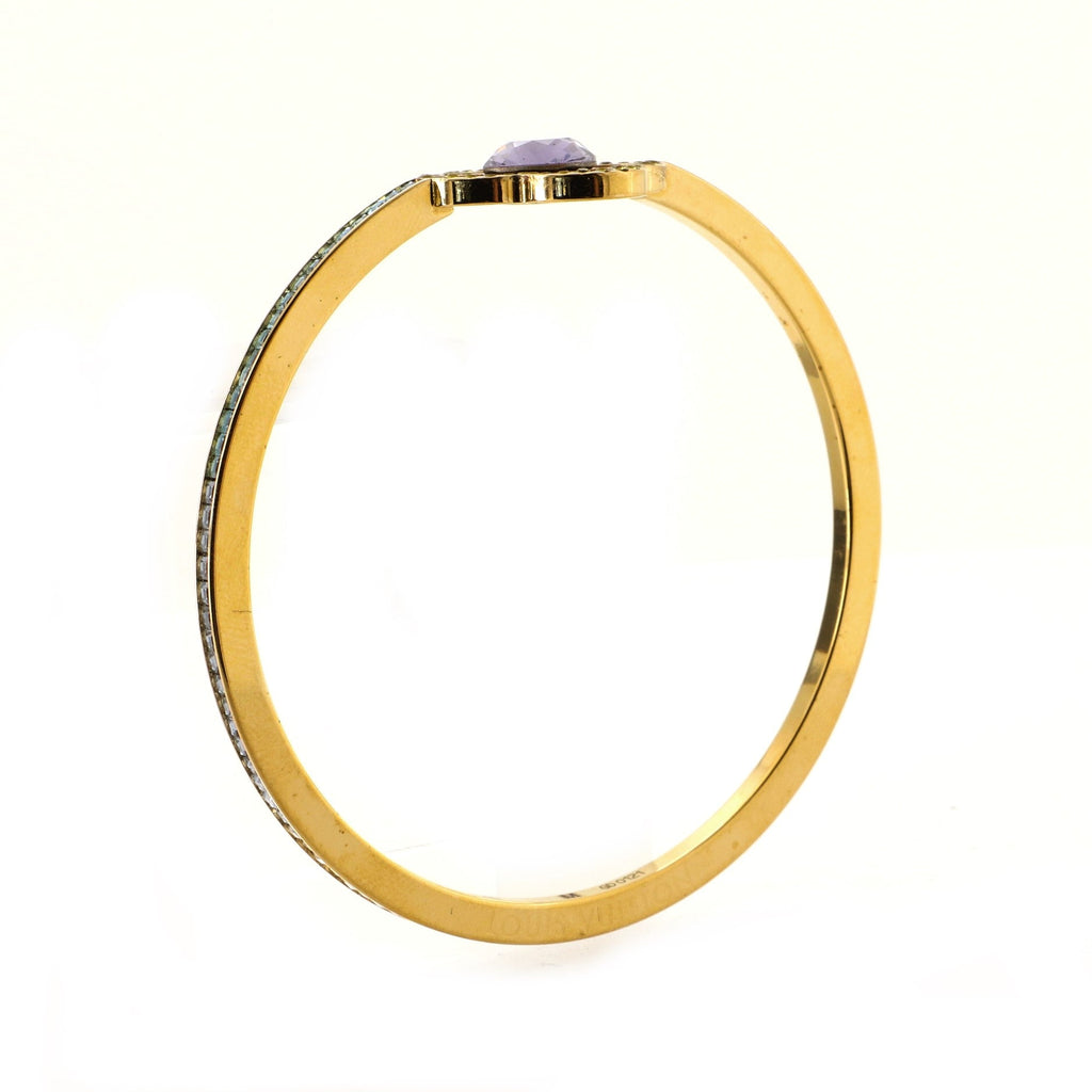 Eye Candy Fleur Ronde Bracelet Metal and Crystal