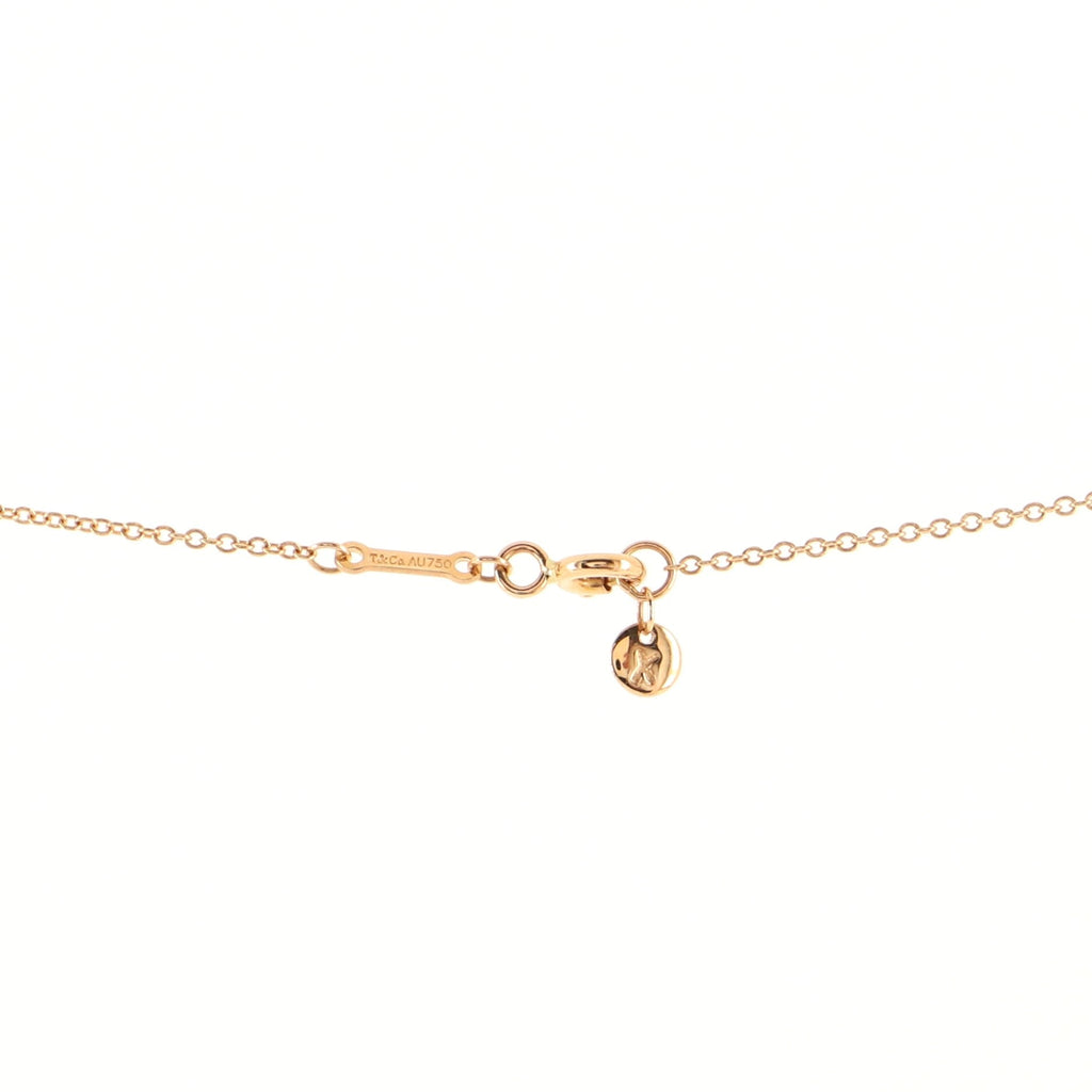 Heart & Arrow Pendant Necklace 18K Rose Gold Small