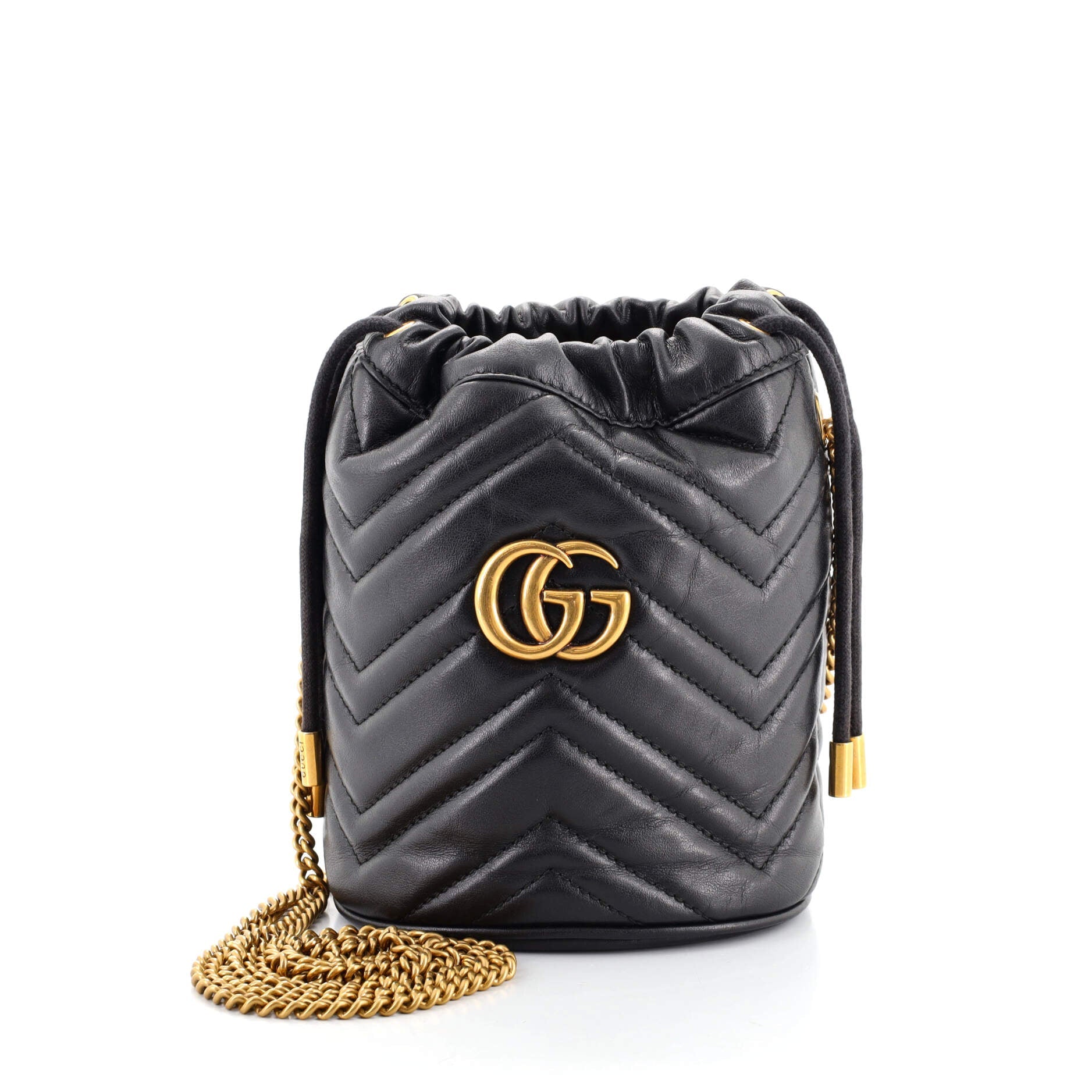 GG Marmont Bucket Bag Matelasse Leather Mini