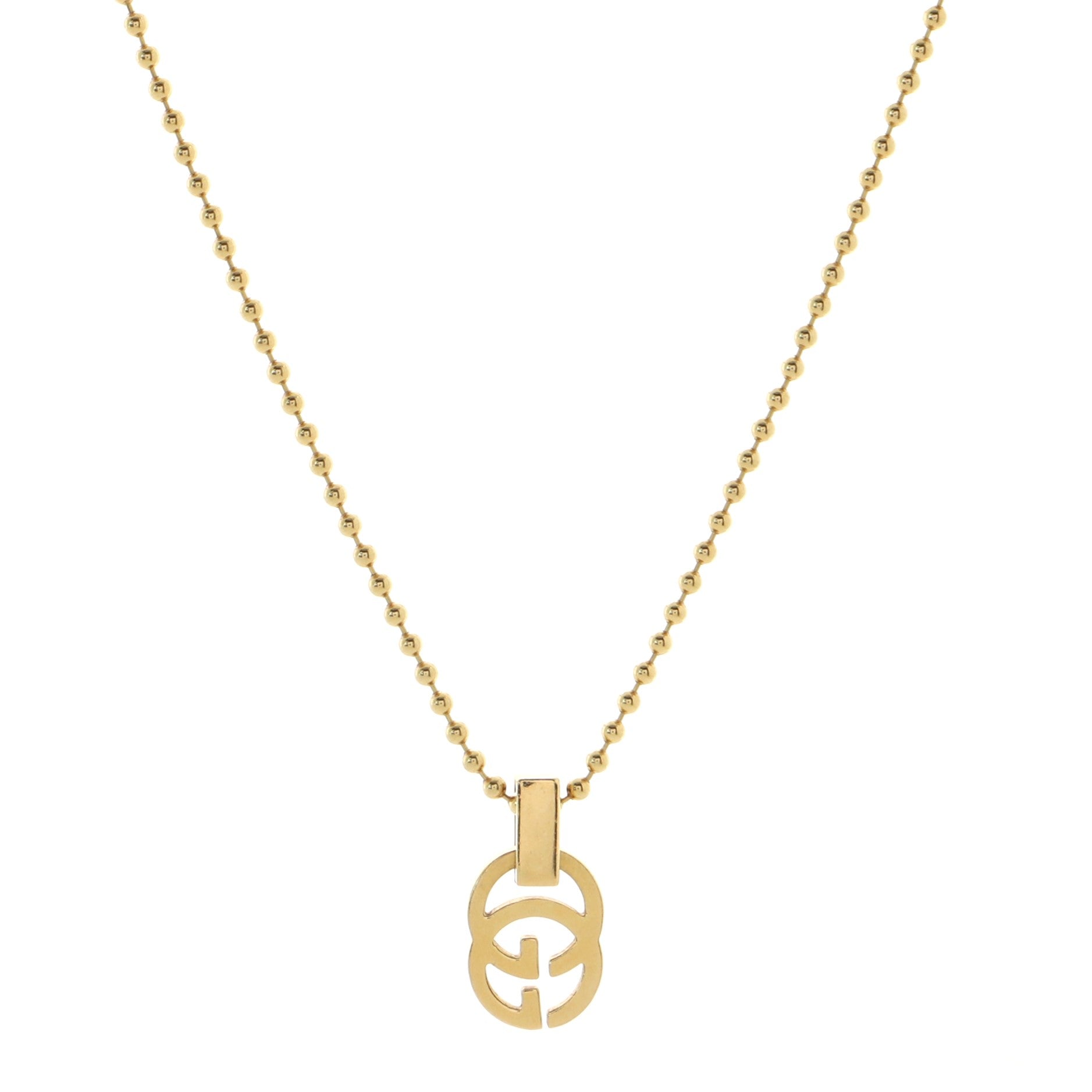 GG Running Pendant Necklace 18K Yellow Gold