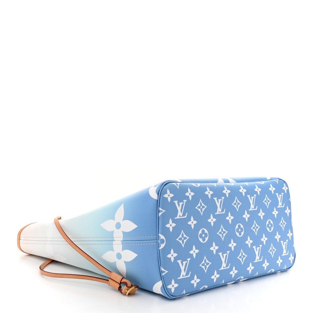 Monogram Giant By The Pool Neverfull MM Blue