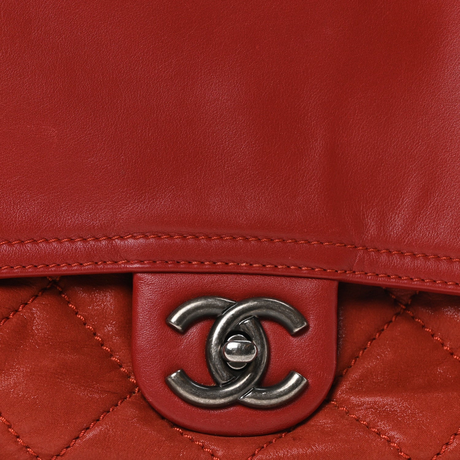 Iridescent Calfskin Medium In the Mix Flap