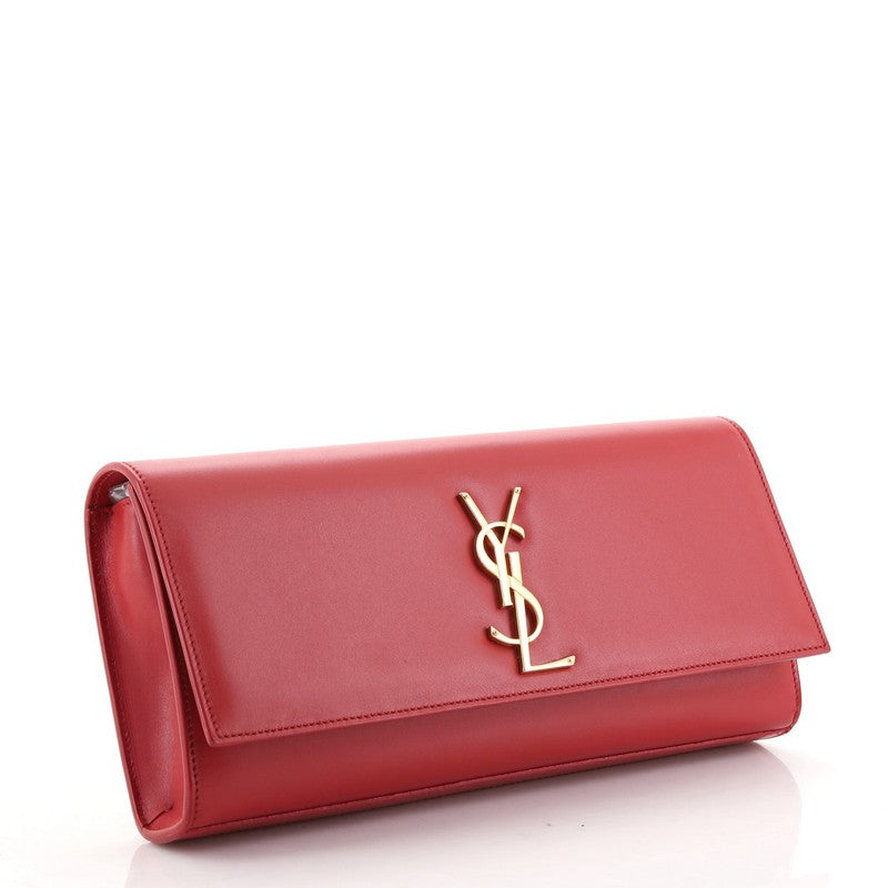 Classic Monogram Clutch Leather Long