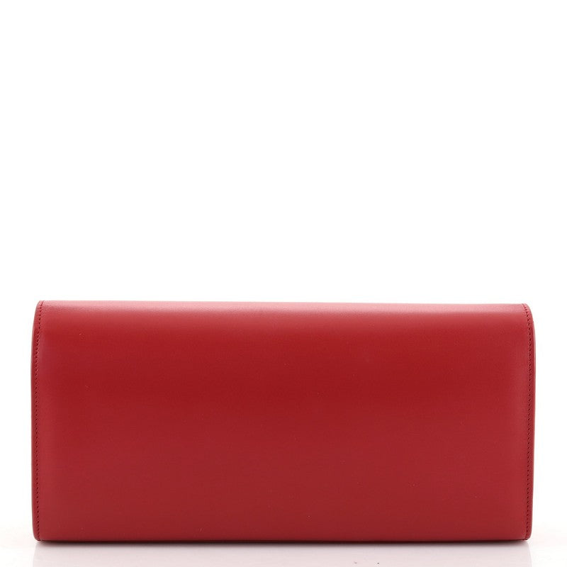 Classic Monogram Clutch Leather Long