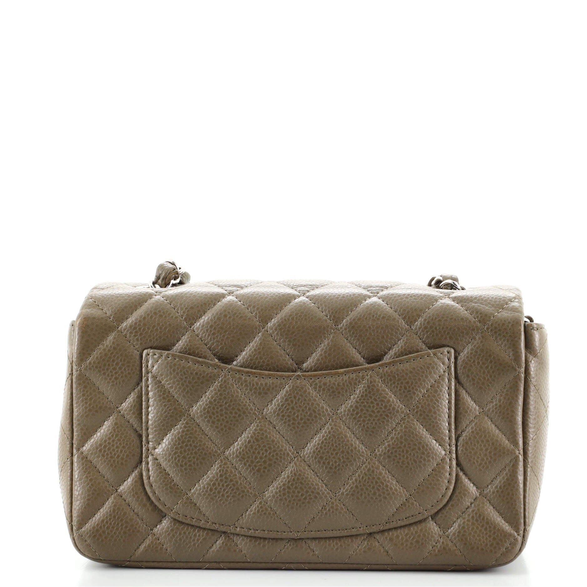 Classic Single Flap Bag Quilted Caviar Mini