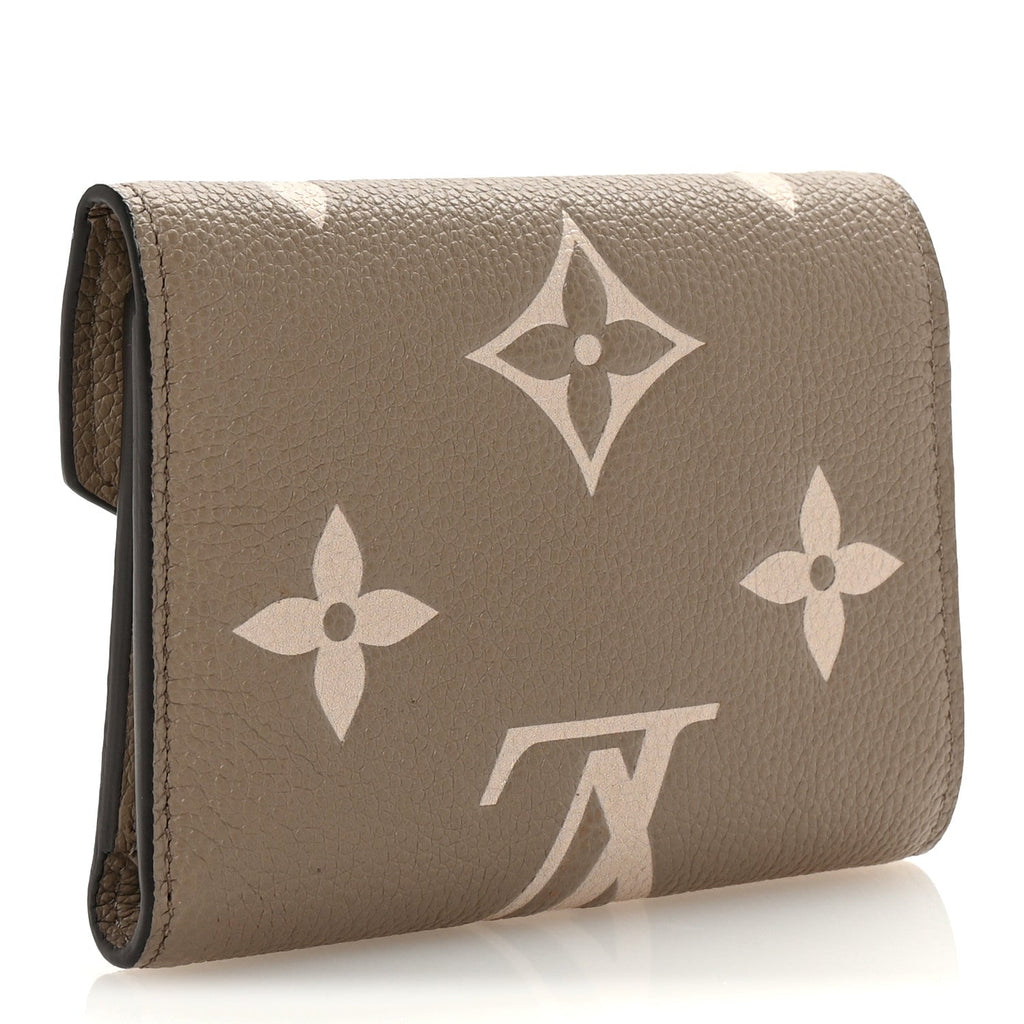 Empreinte Monogram Giant Victorine Wallet Tourterelle Creme