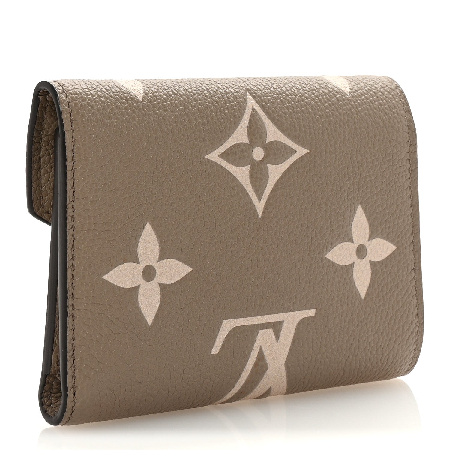 Empreinte Monogram Giant Victorine Wallet Tourterelle Creme