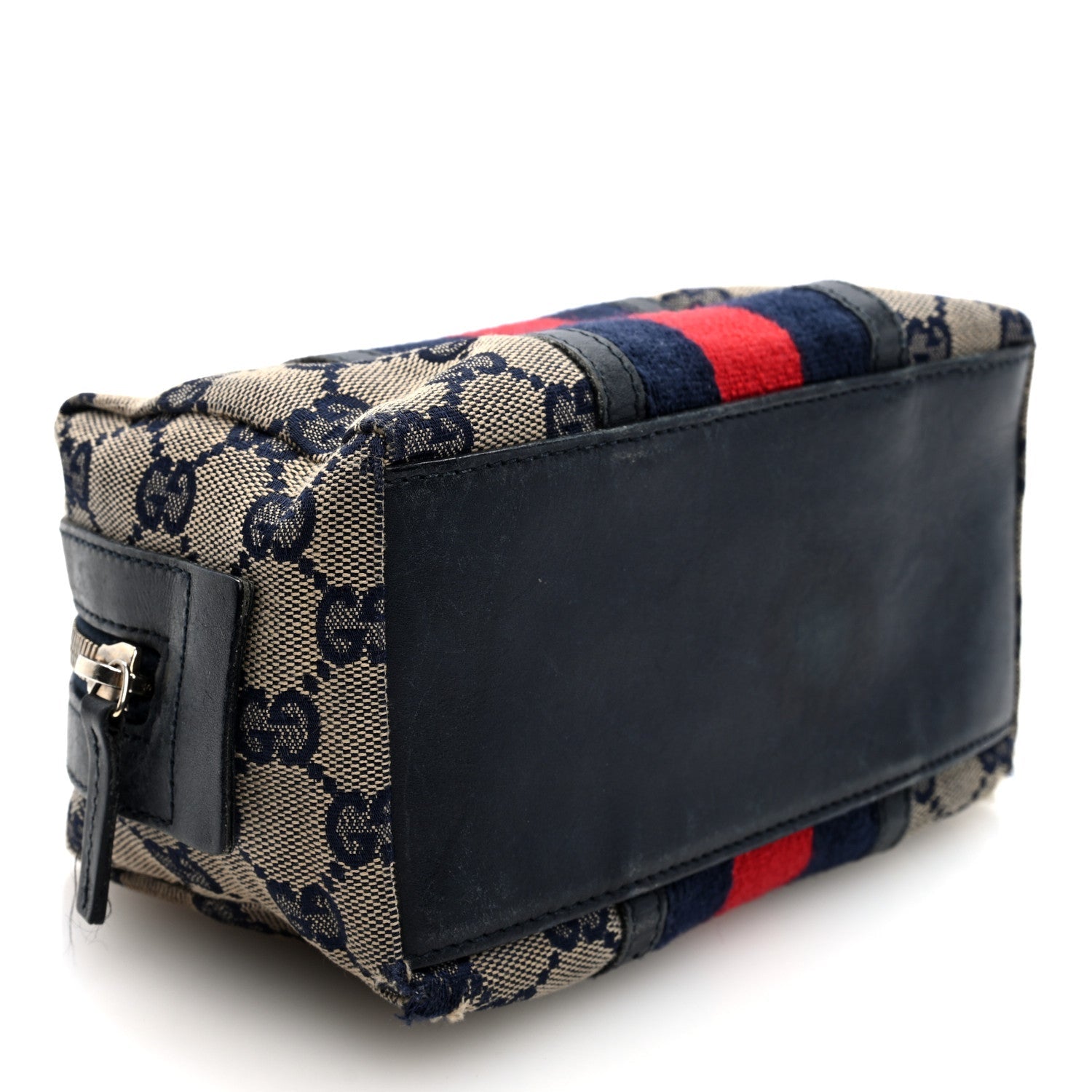 Monogram Web Small Cosmetic Case Navy