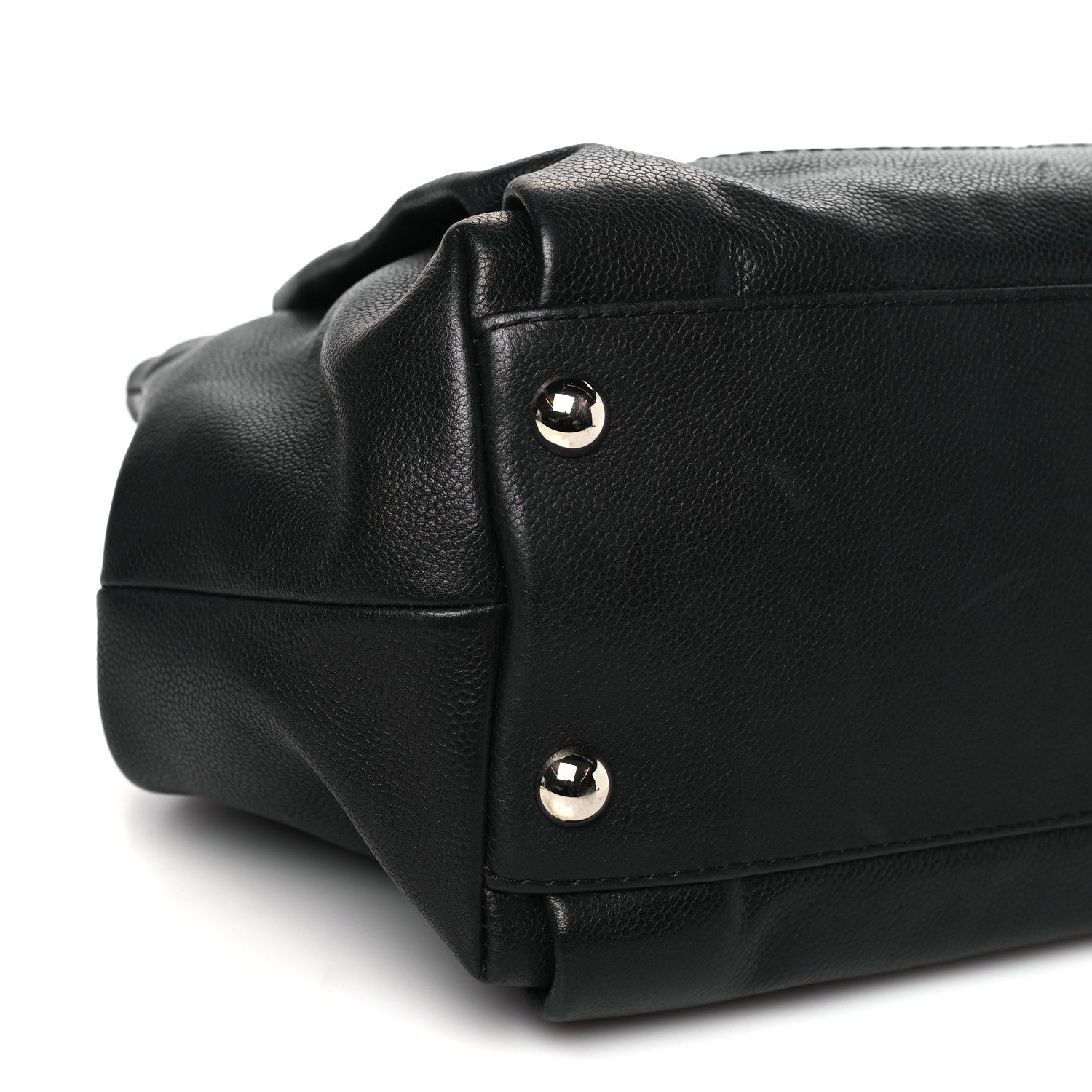 Caviar Large CC Tuck Tote Black