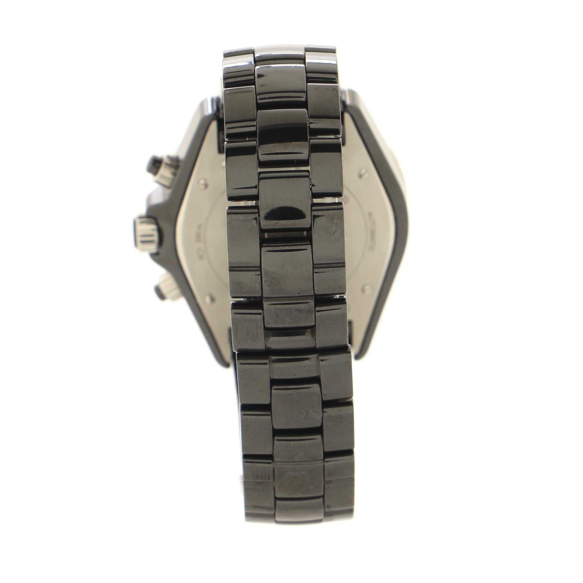 J12 Chronograph Automatic Watch Ceramic and Stainless Steel with Diamond Bezel 41