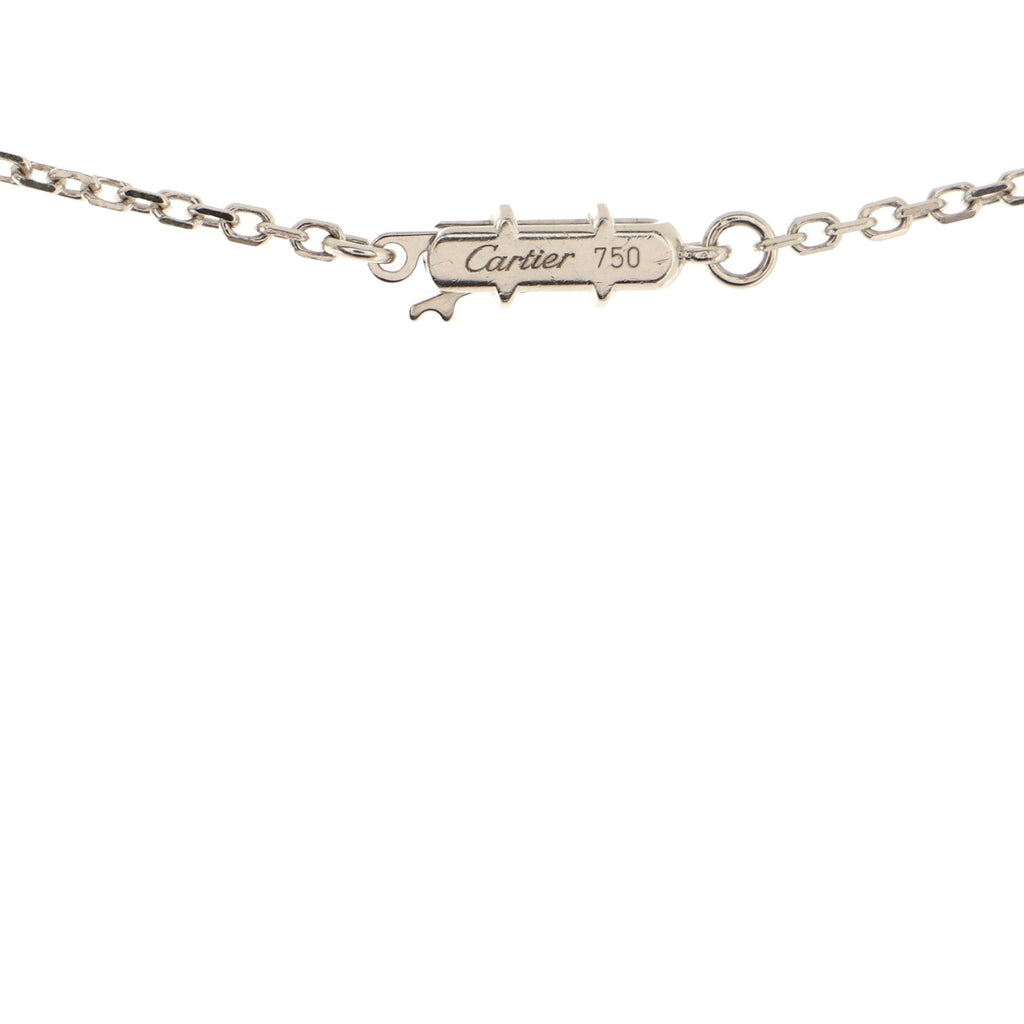 C Heart de Cartier Pendant Necklace 18K White Gold with Diamonds Large