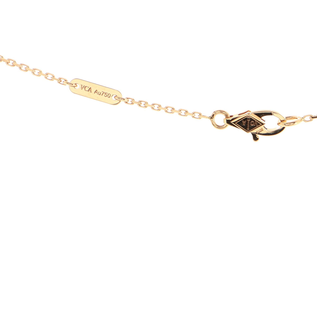 Sweet Alhambra Pendant Necklace 18K Rose Gold