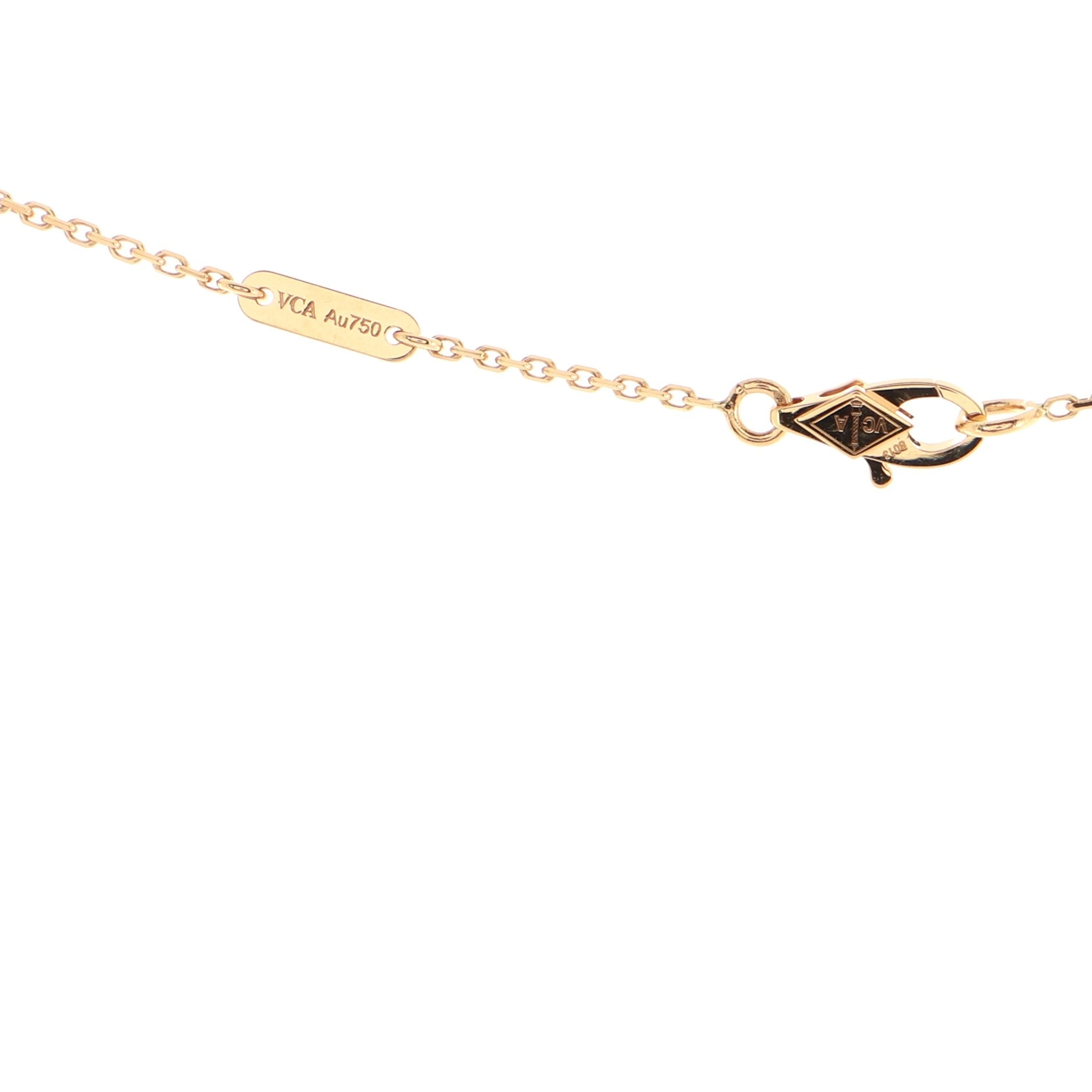 Sweet Alhambra Pendant Necklace 18K Rose Gold