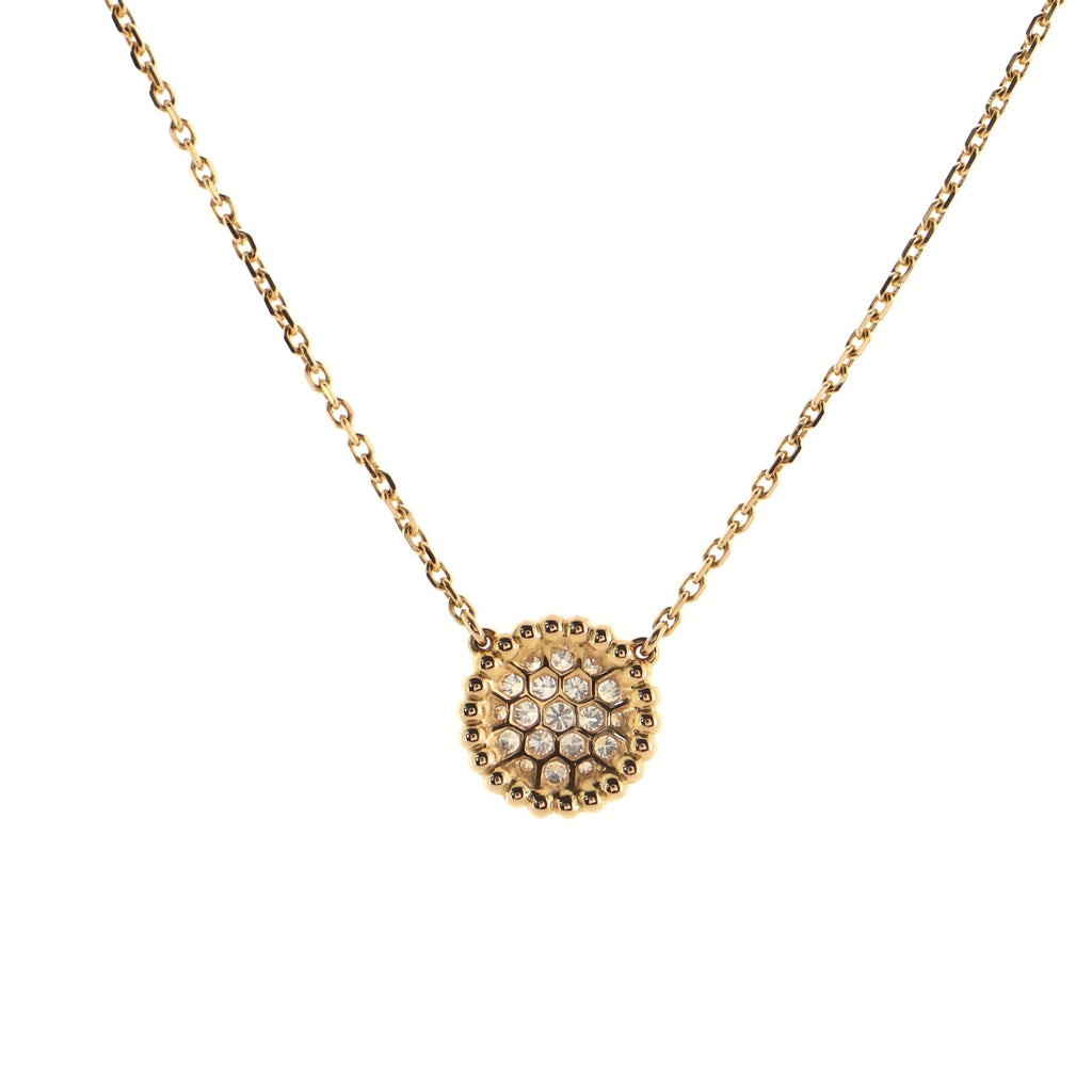 Perlee Pendant Necklace 18K Rose Gold and Diamonds