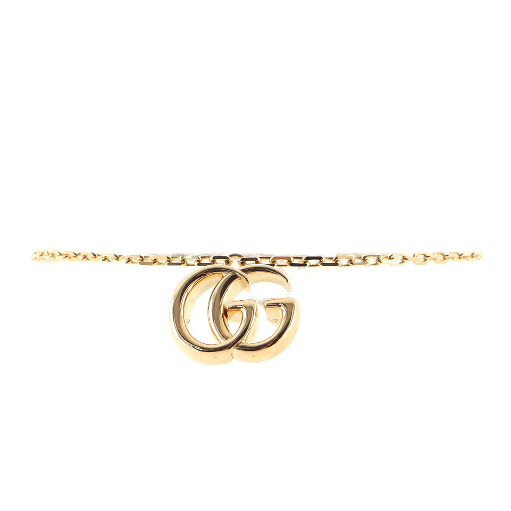 GG Running Charm Chain Bracelet 18K Yellow Gold