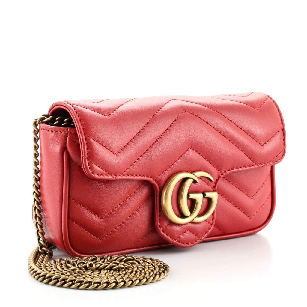 GG Marmont Flap Bag Matelasse Leather Super Mini