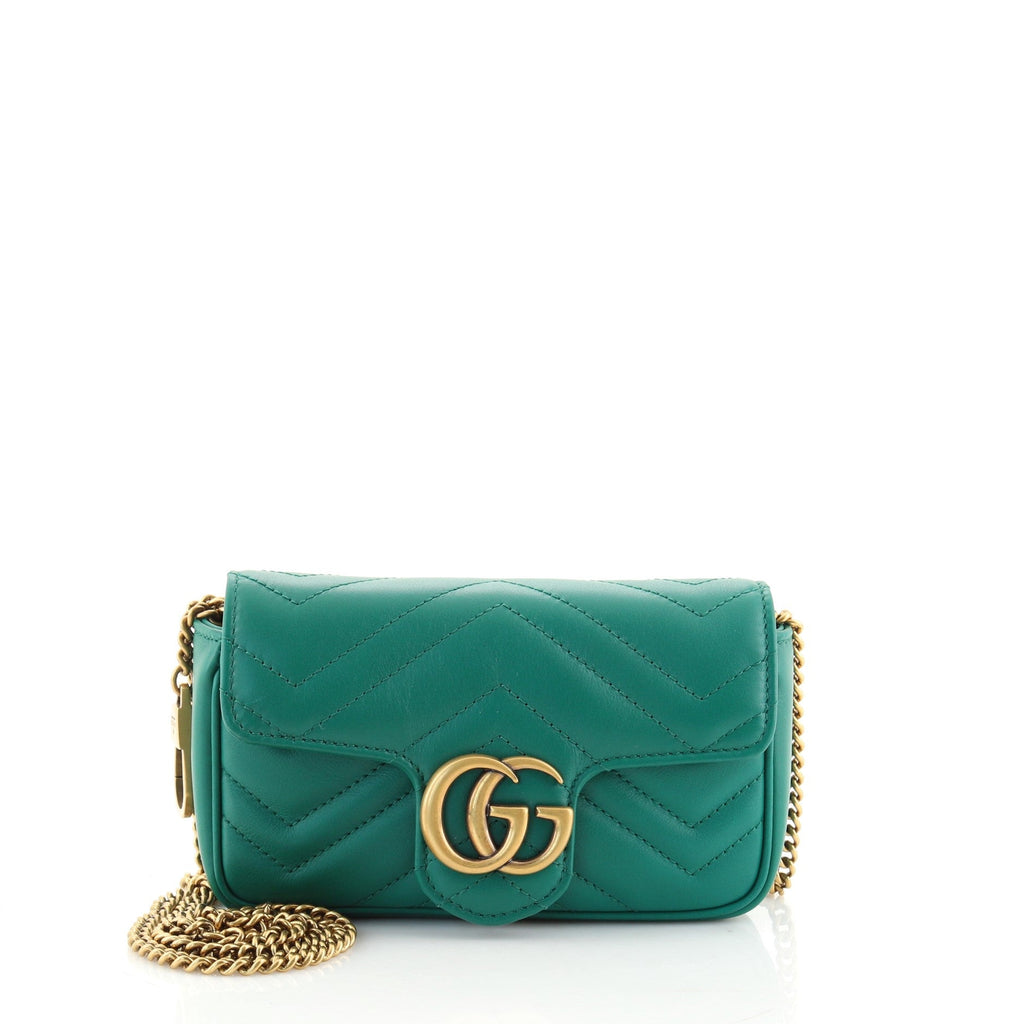 GG Marmont Flap Bag Matelasse Leather Super Mini