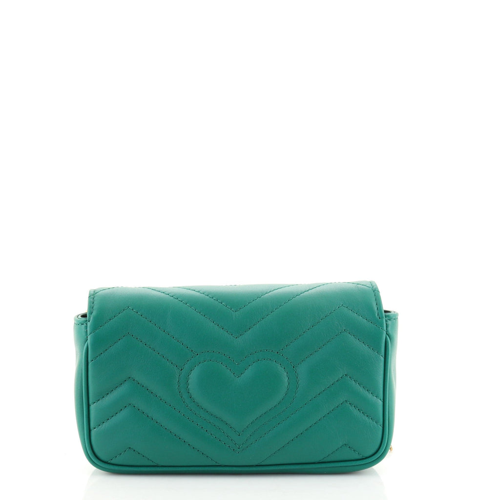 GG Marmont Flap Bag Matelasse Leather Super Mini