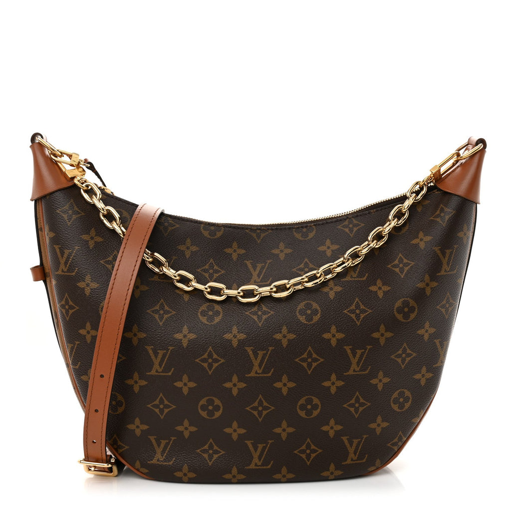 Reverse Monogram Loop Hobo
