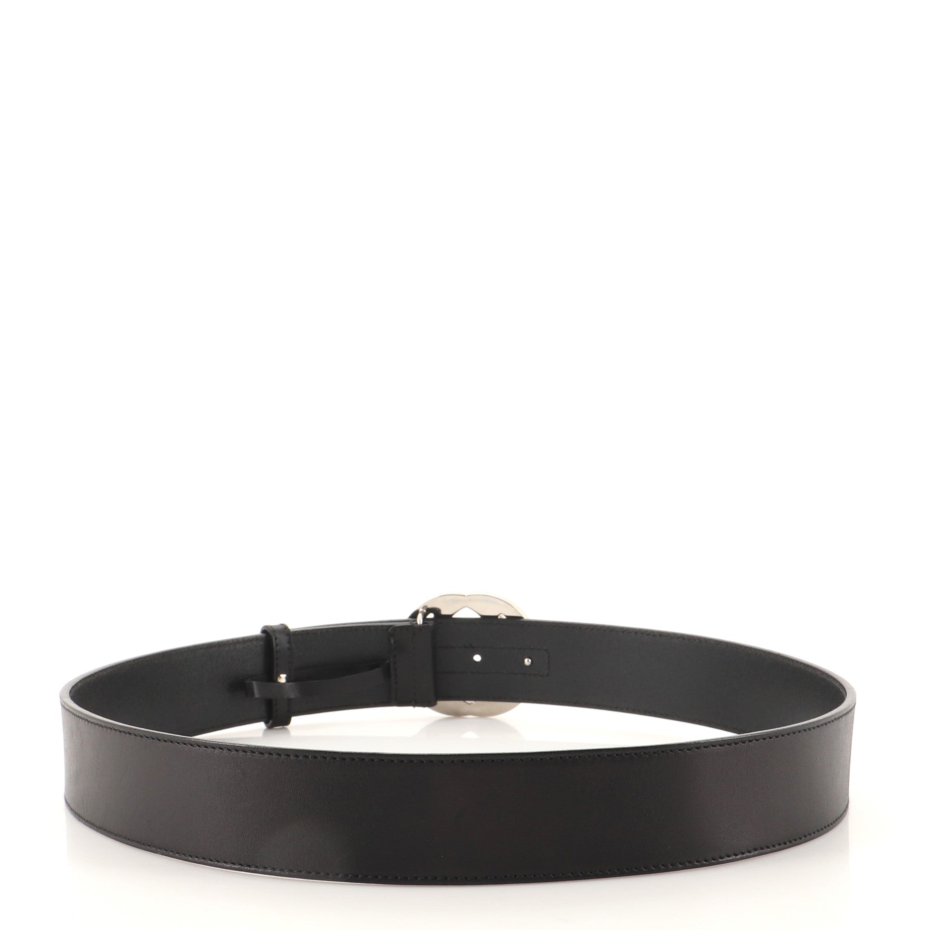 Interlocking G Belt Leather Medium 90