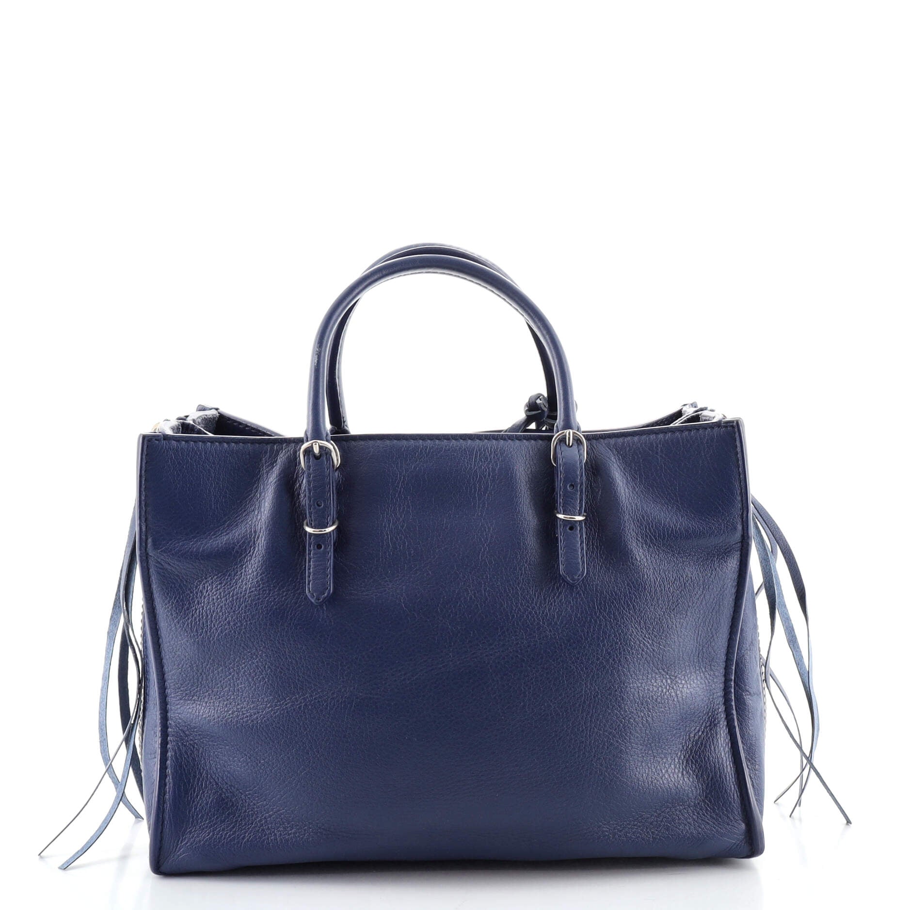 Papier A4 Zip Around Classic Studs Bag Leather Mini