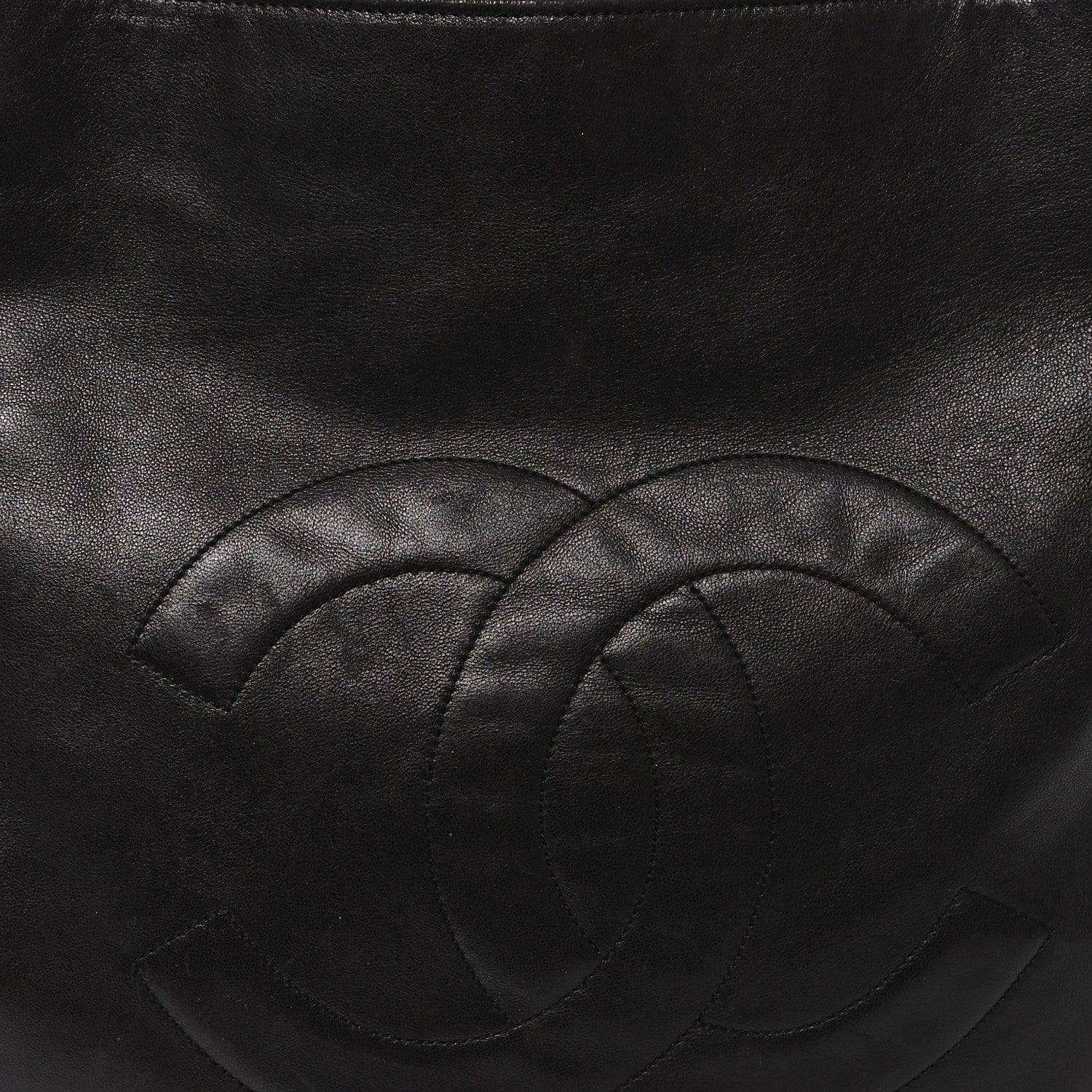 Lambskin CC Shoulder Bag Brown