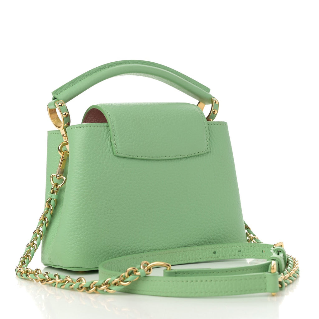 Taurillon Mini Capucines Vert Pomme