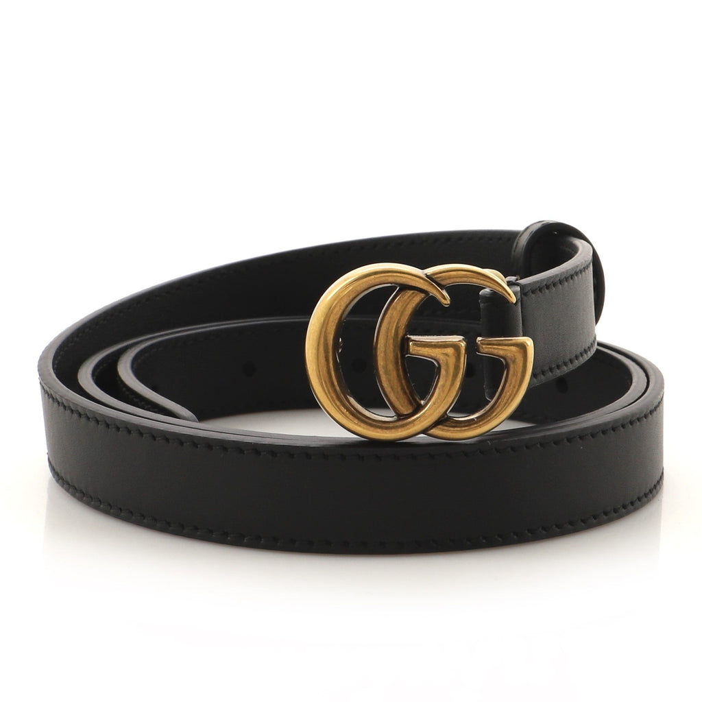GG Marmont Belt Leather Thin 85