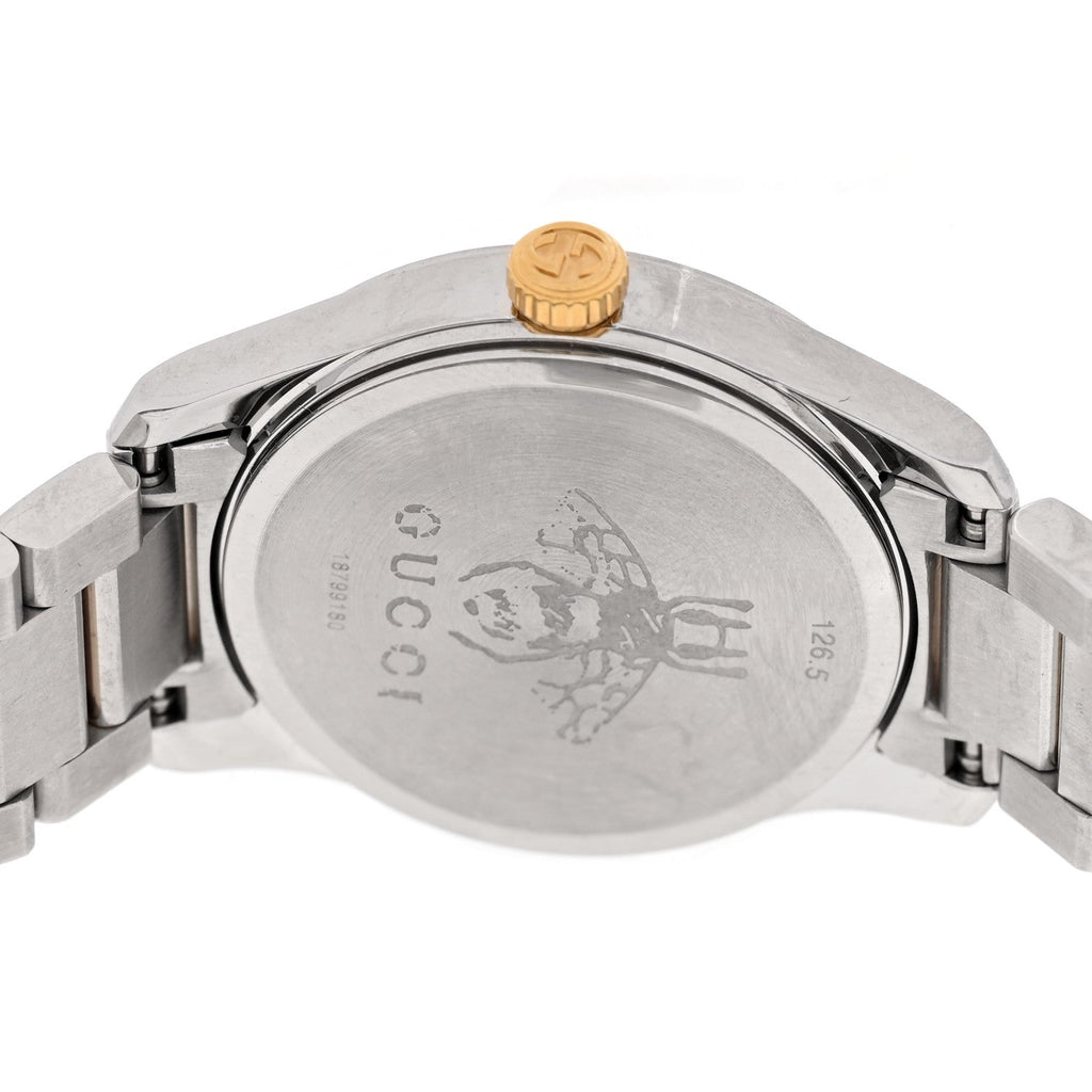 Stainless Steel Diamond 27mm G-Timeless Two Tone Cat Quartz Watch
