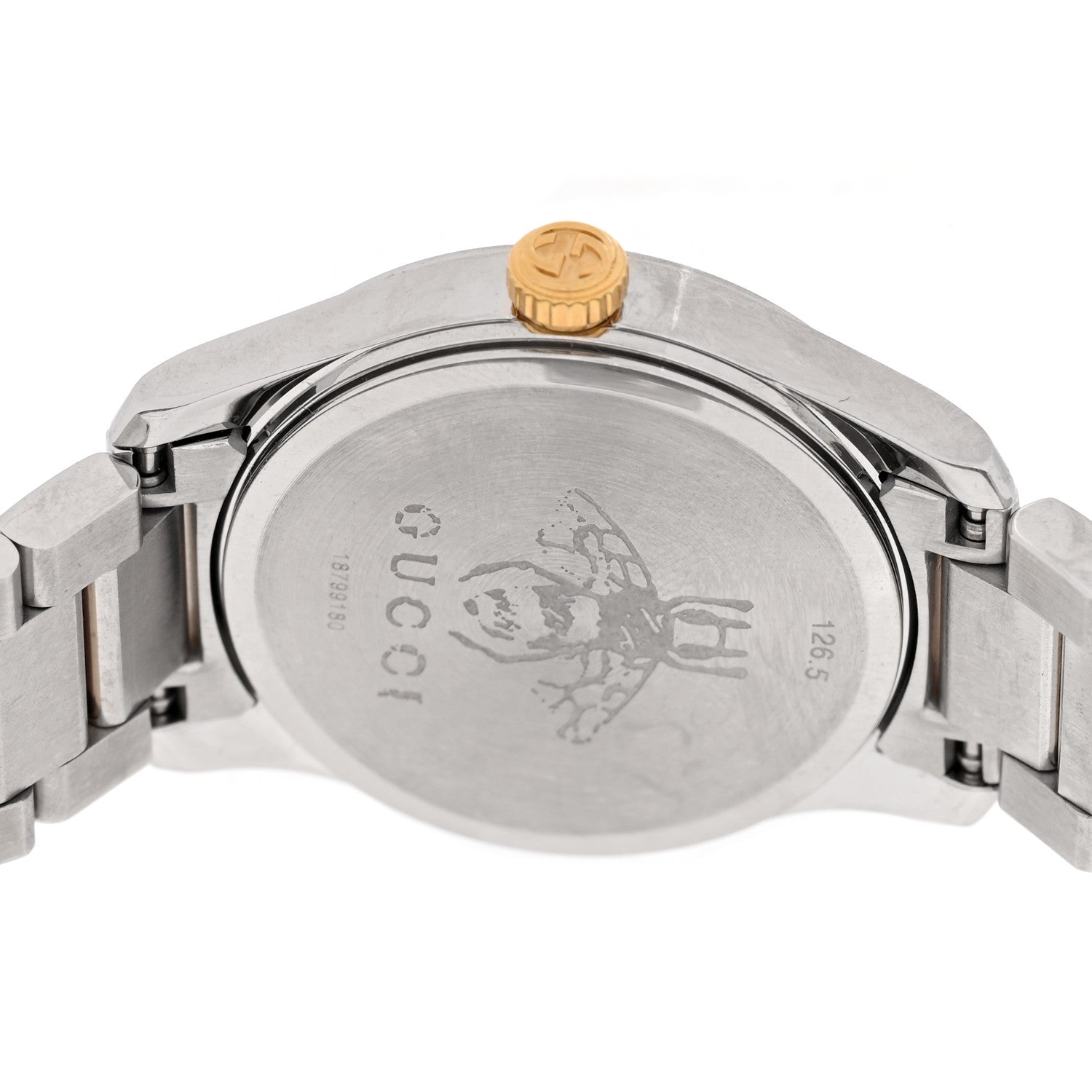 Stainless Steel Diamond 27mm G-Timeless Two Tone Cat Quartz Watch
